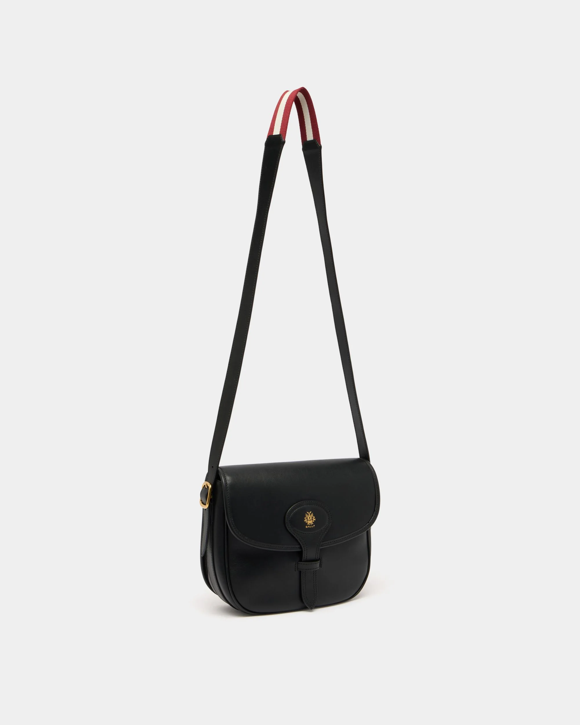 Beckett Crossbody Bag in Black Leather - Image 3