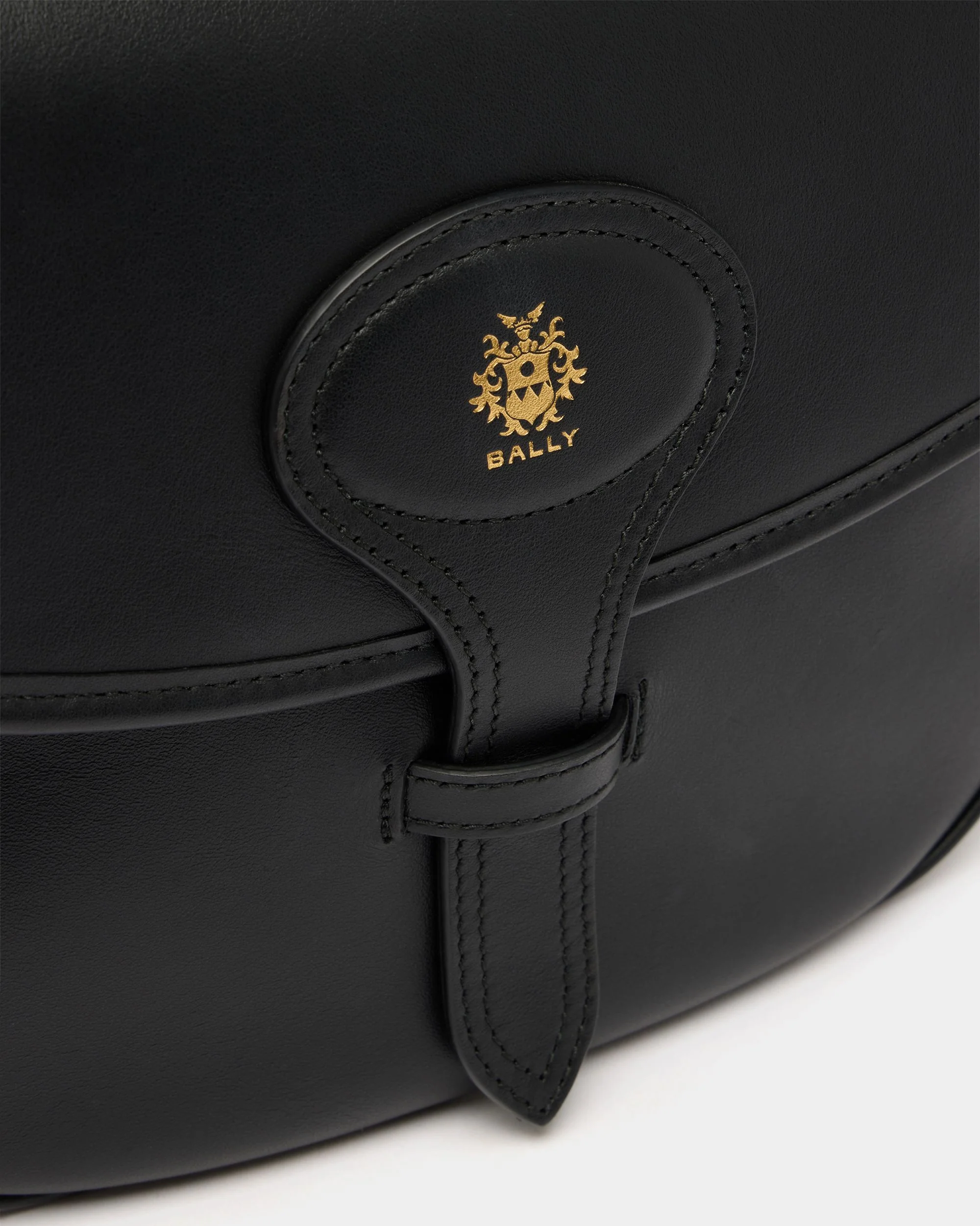 Beckett Crossbody Bag in Black Leather - Image 5