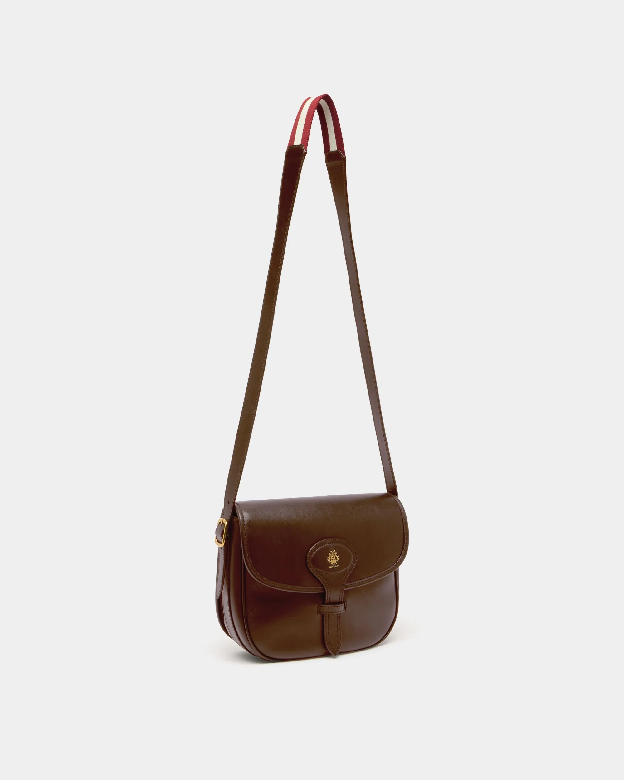 Beckett Crossbody Bag in Brown Leather - Image 4