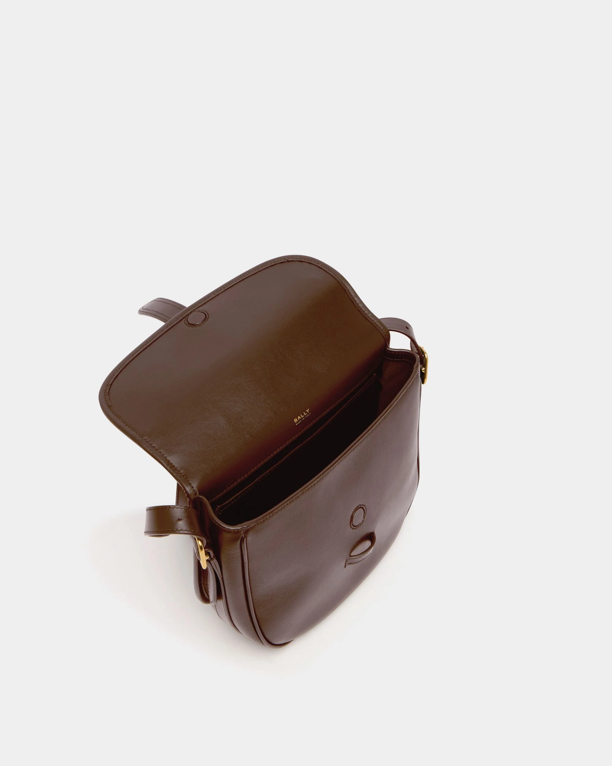 Beckett Crossbody Bag in Brown Leather - Image 5