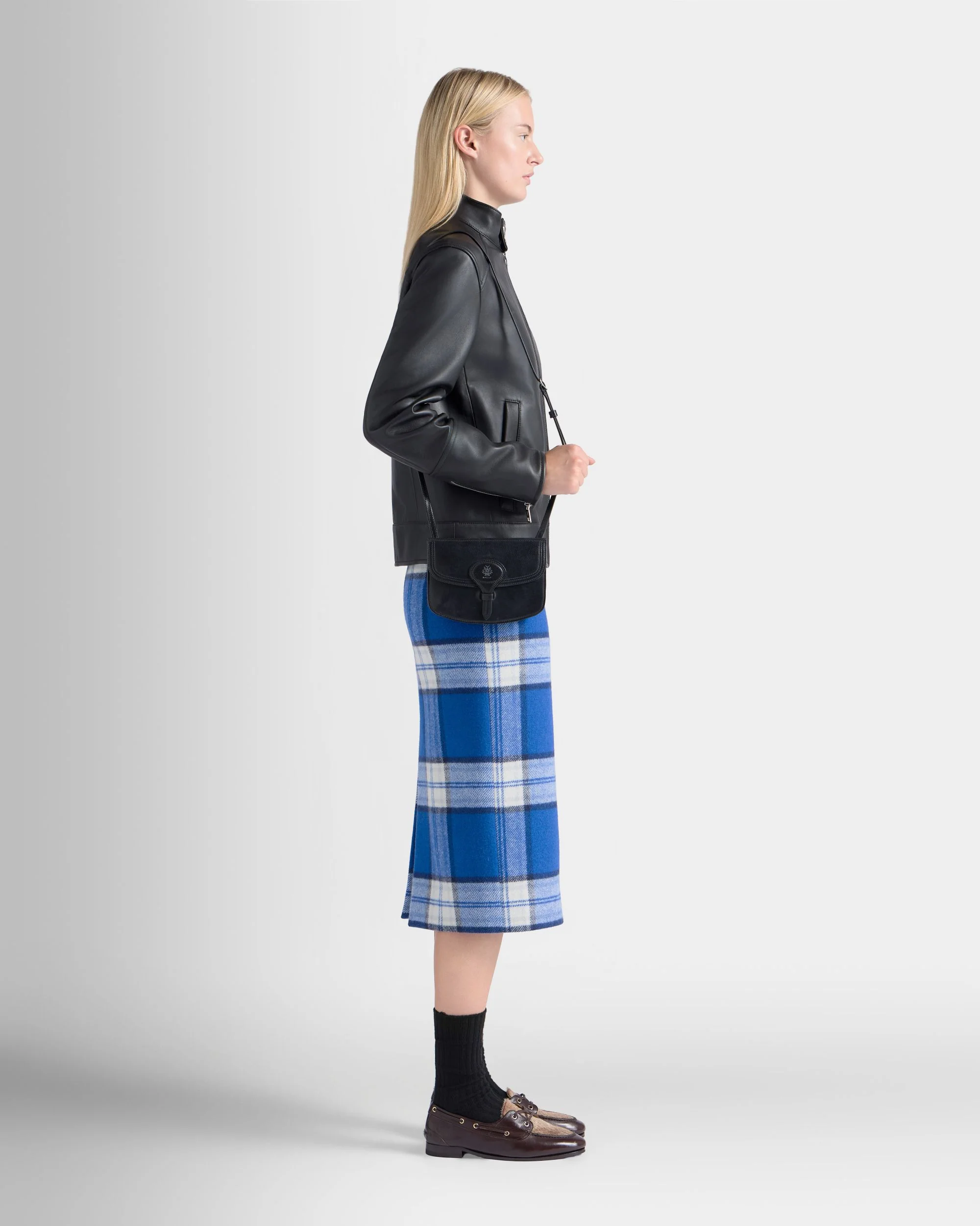 Beckett Mini Bag in Black Leather - Image 2