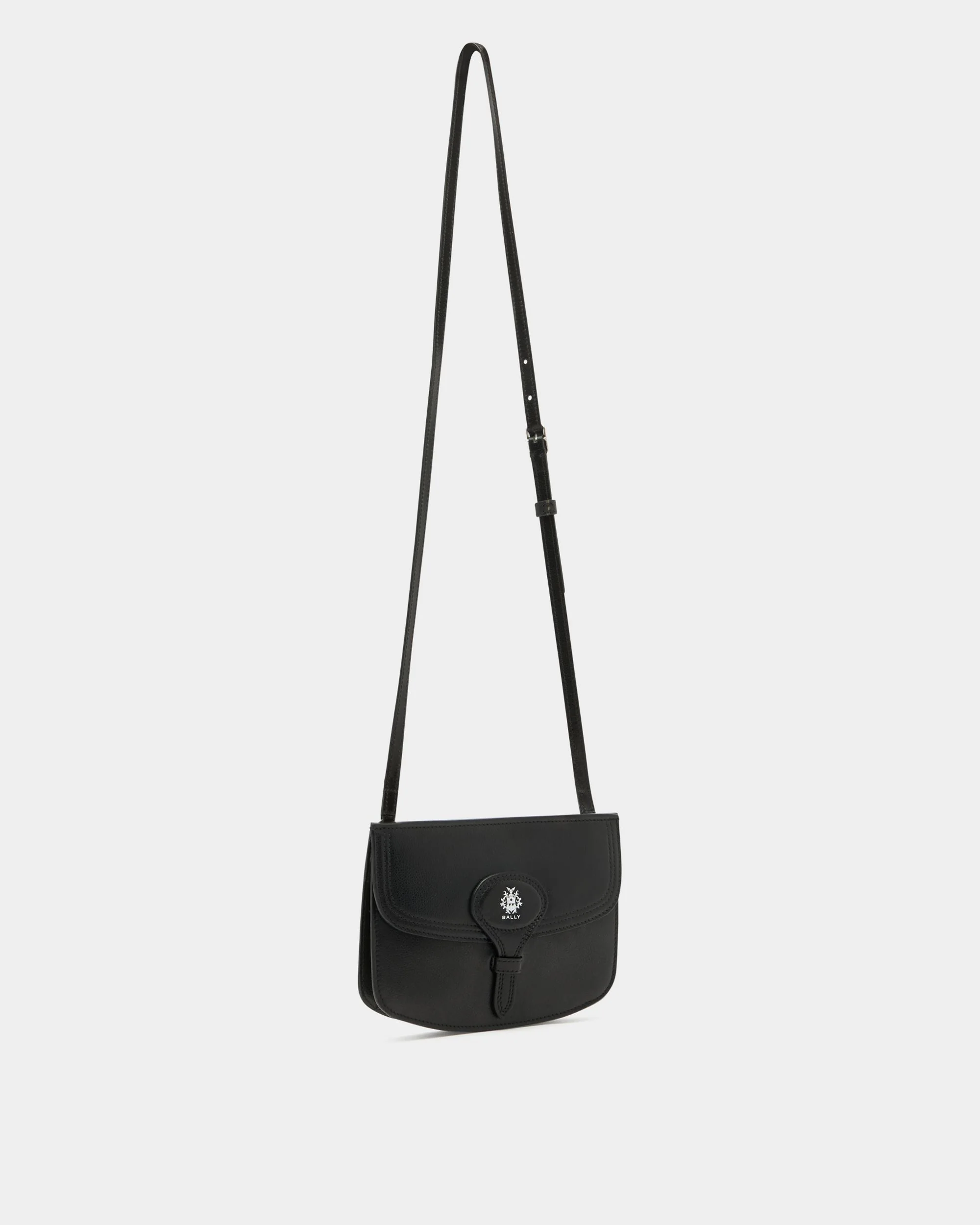 Beckett Mini Bag in Black Leather - Image 4