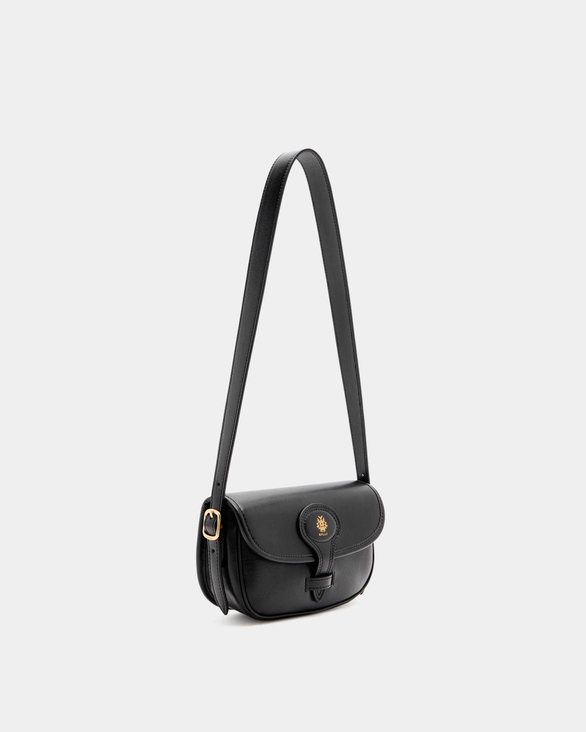 Beckett Minibag in Black Leather - Image 4