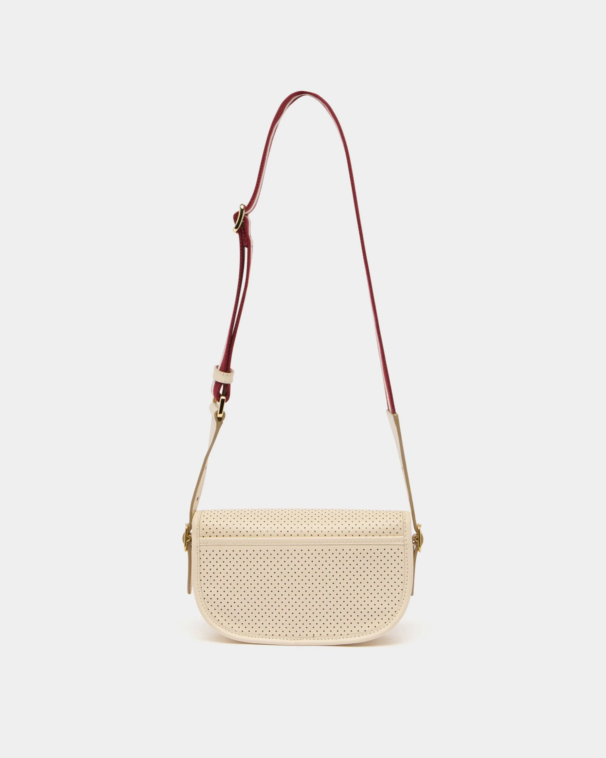 Beckett Minibag in Ivory Perforated Leather - Image 3