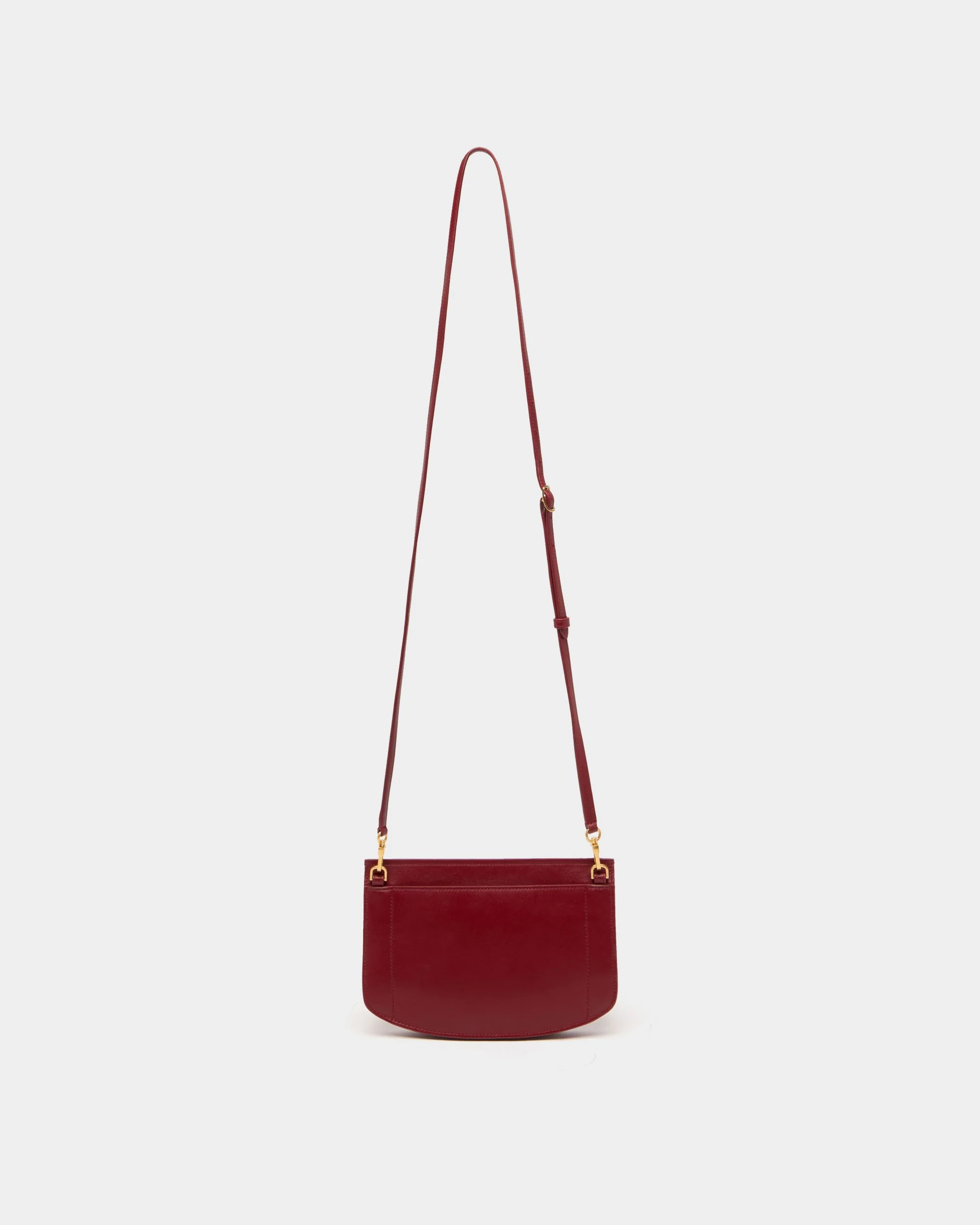 Beckett Minibag in Ruby Red Leather - Image 3