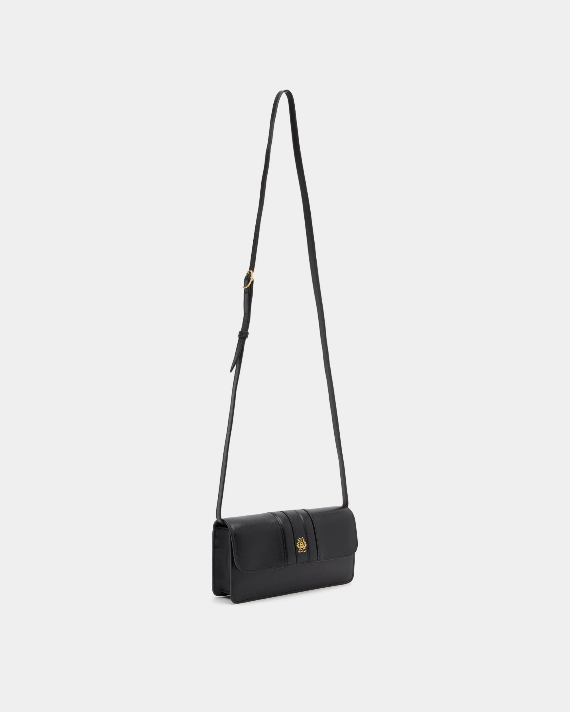 Beckett Phone Wallet in Black Leather - Image 3