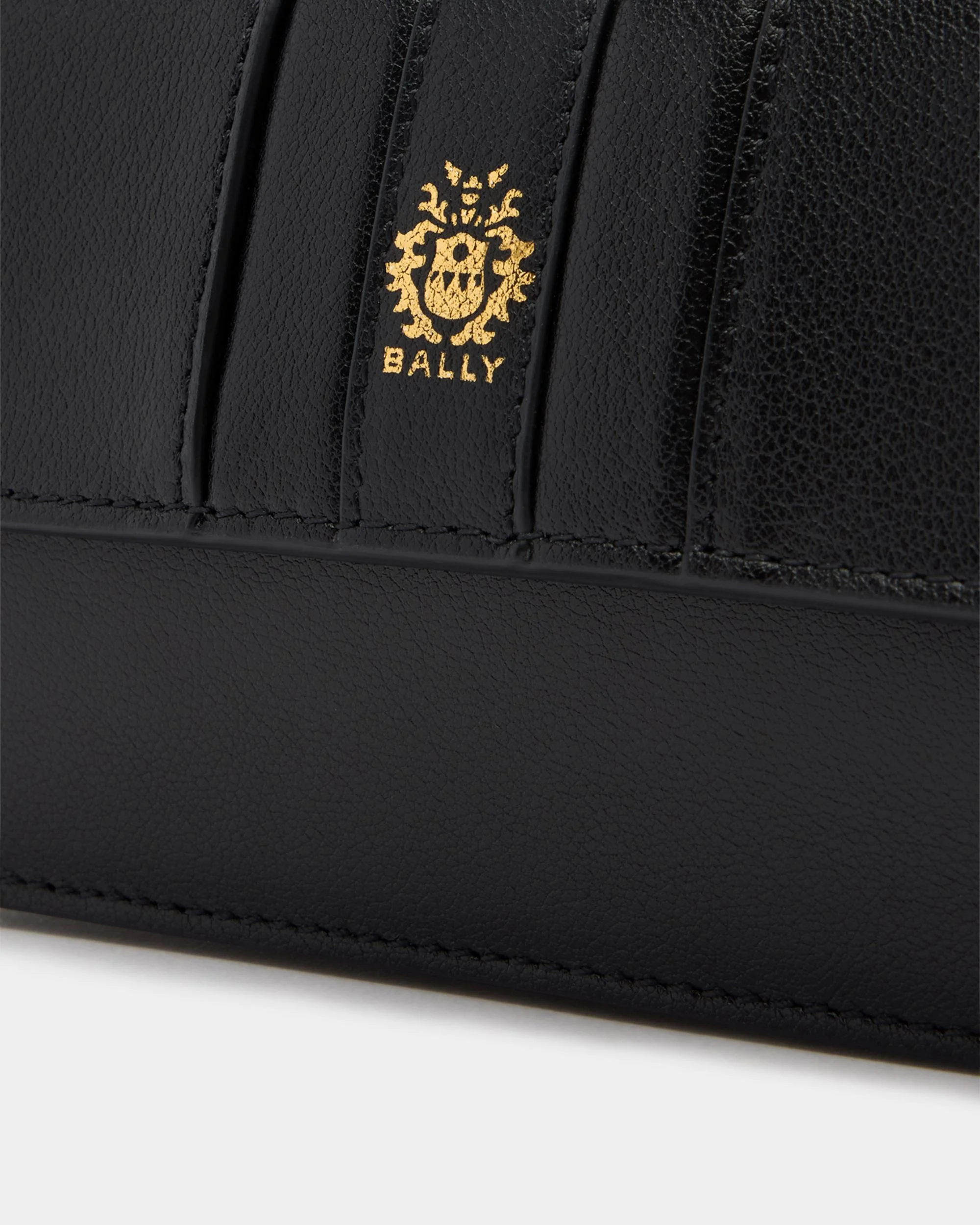 Beckett Phone Wallet in Black Leather - Image 5