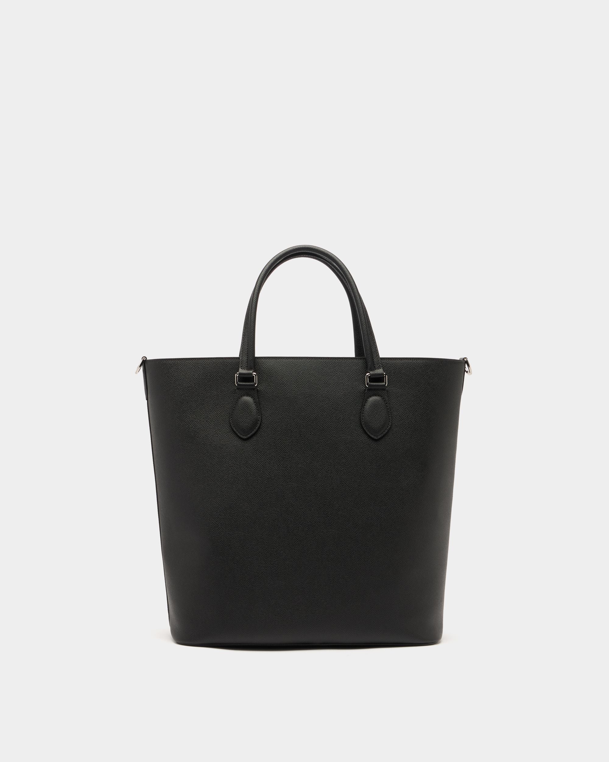Beckett Tote Bag in Black Leather - Image 2