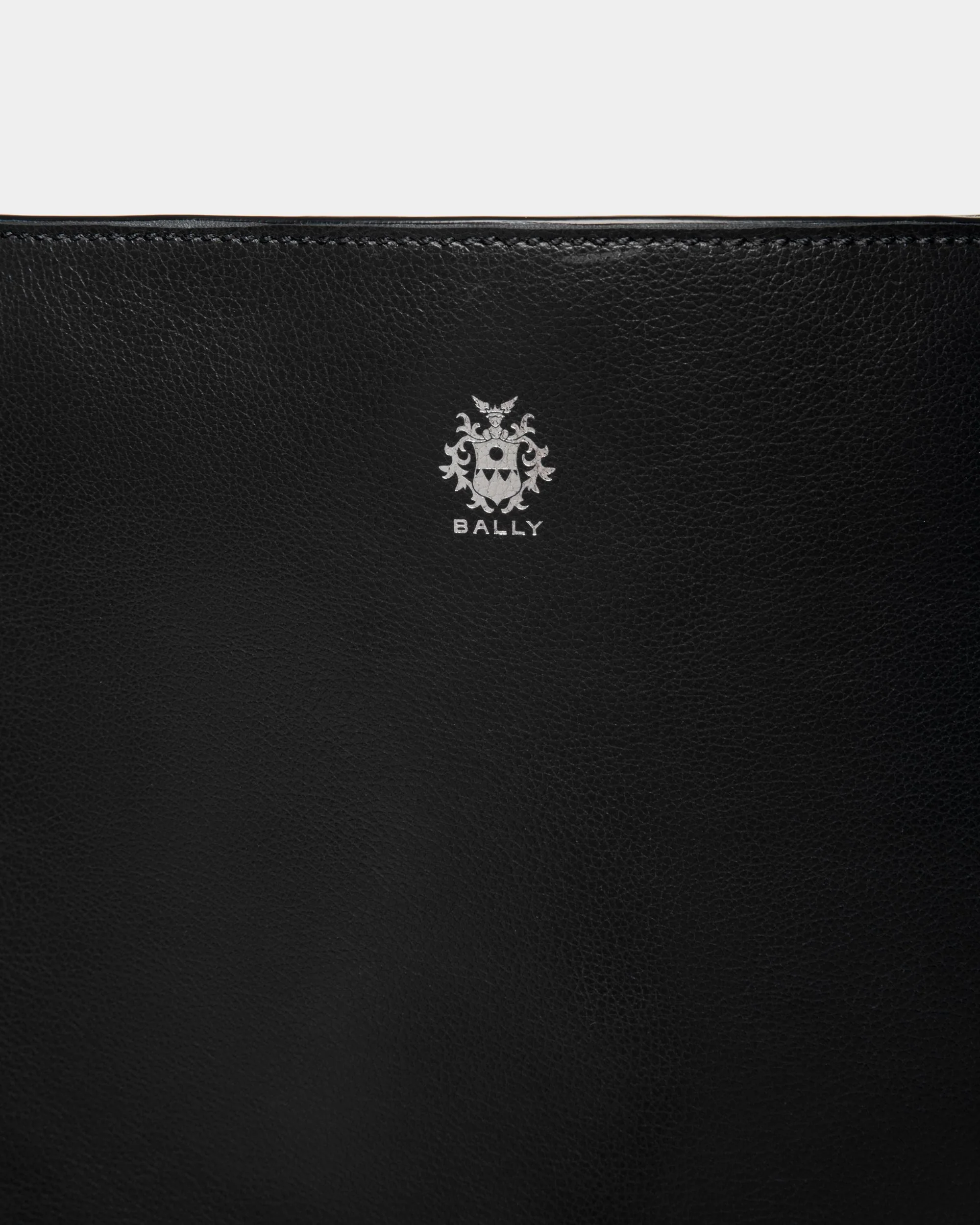 Beckett Tote in Black Leather - Image 5