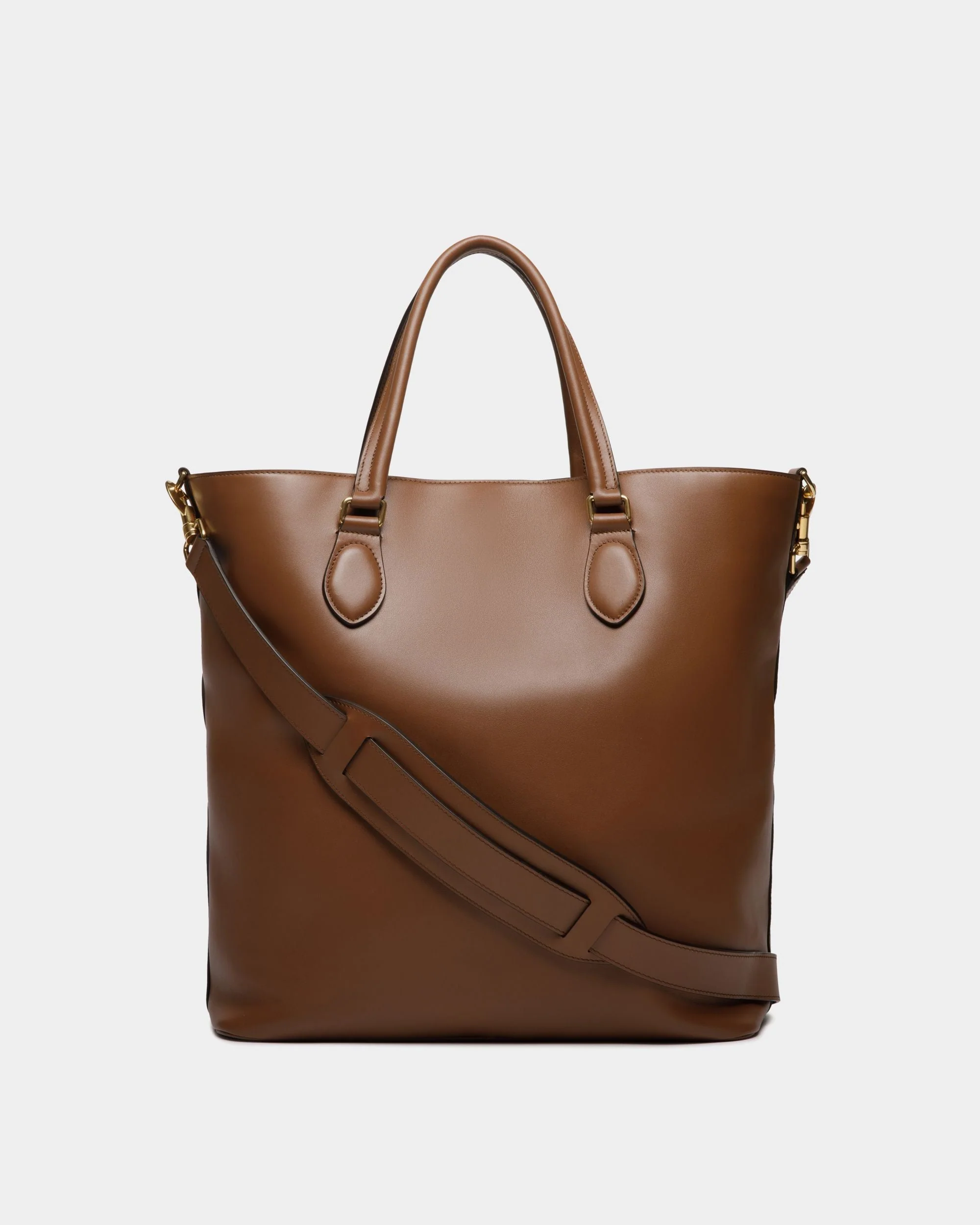 Beckett Tote in Brown Leather - Image 2