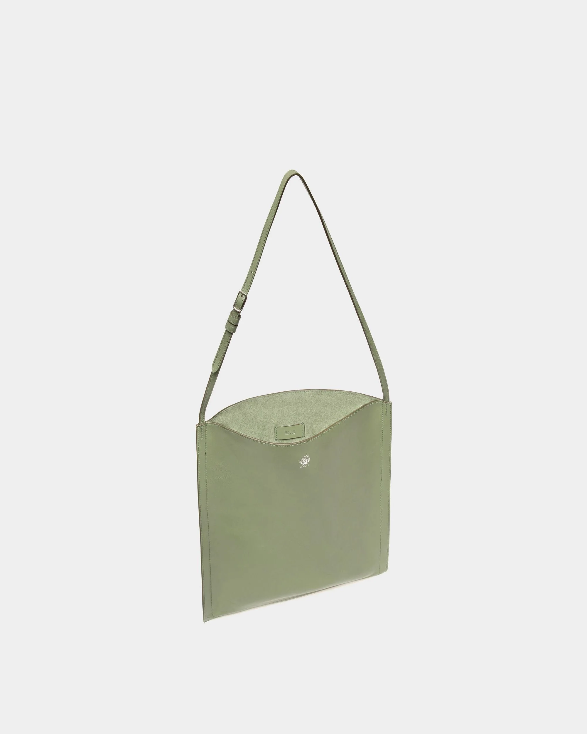 Beckett Tote in Olive Green Leather - Image 5