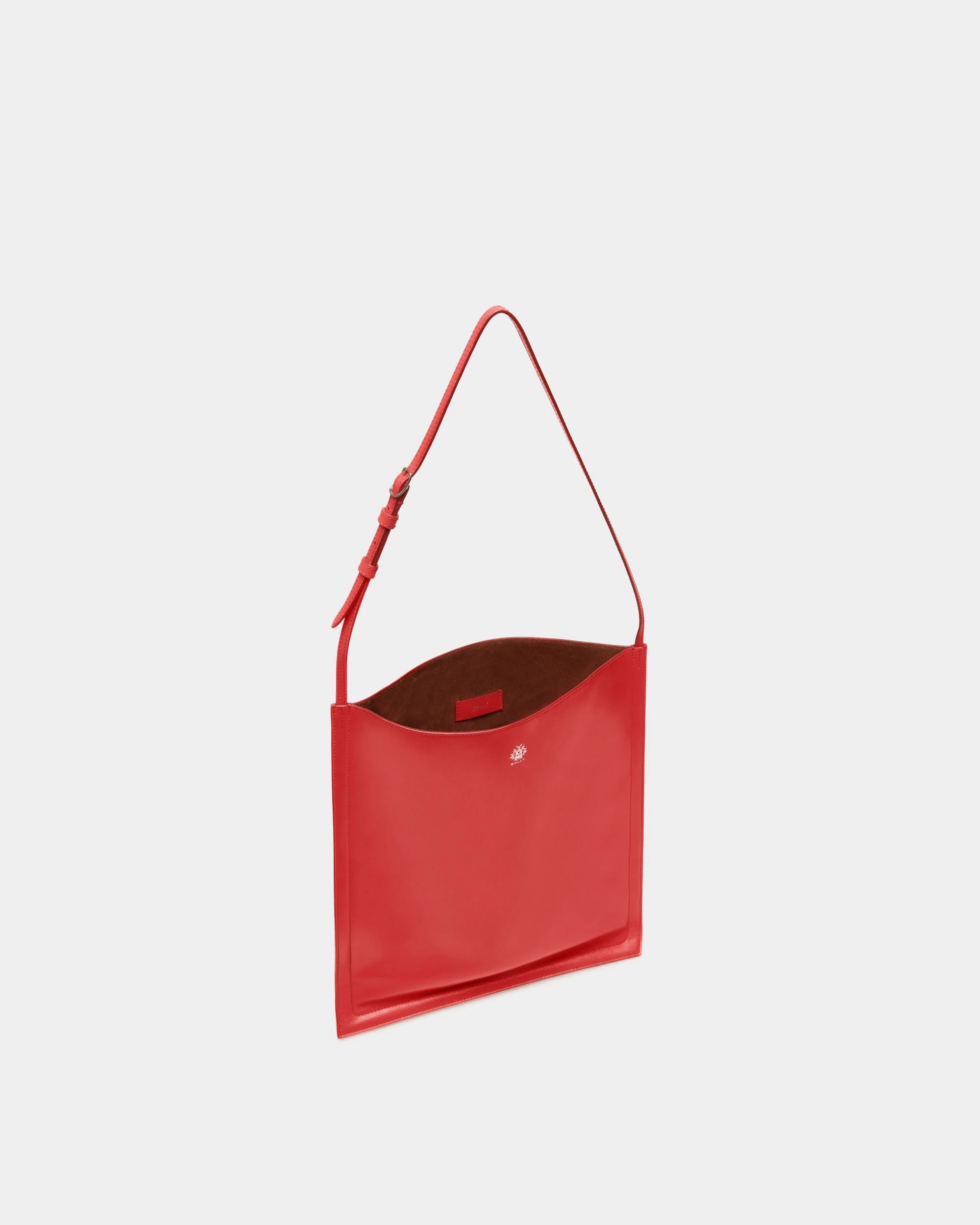 Beckett Tote in Red Leather - Image 4