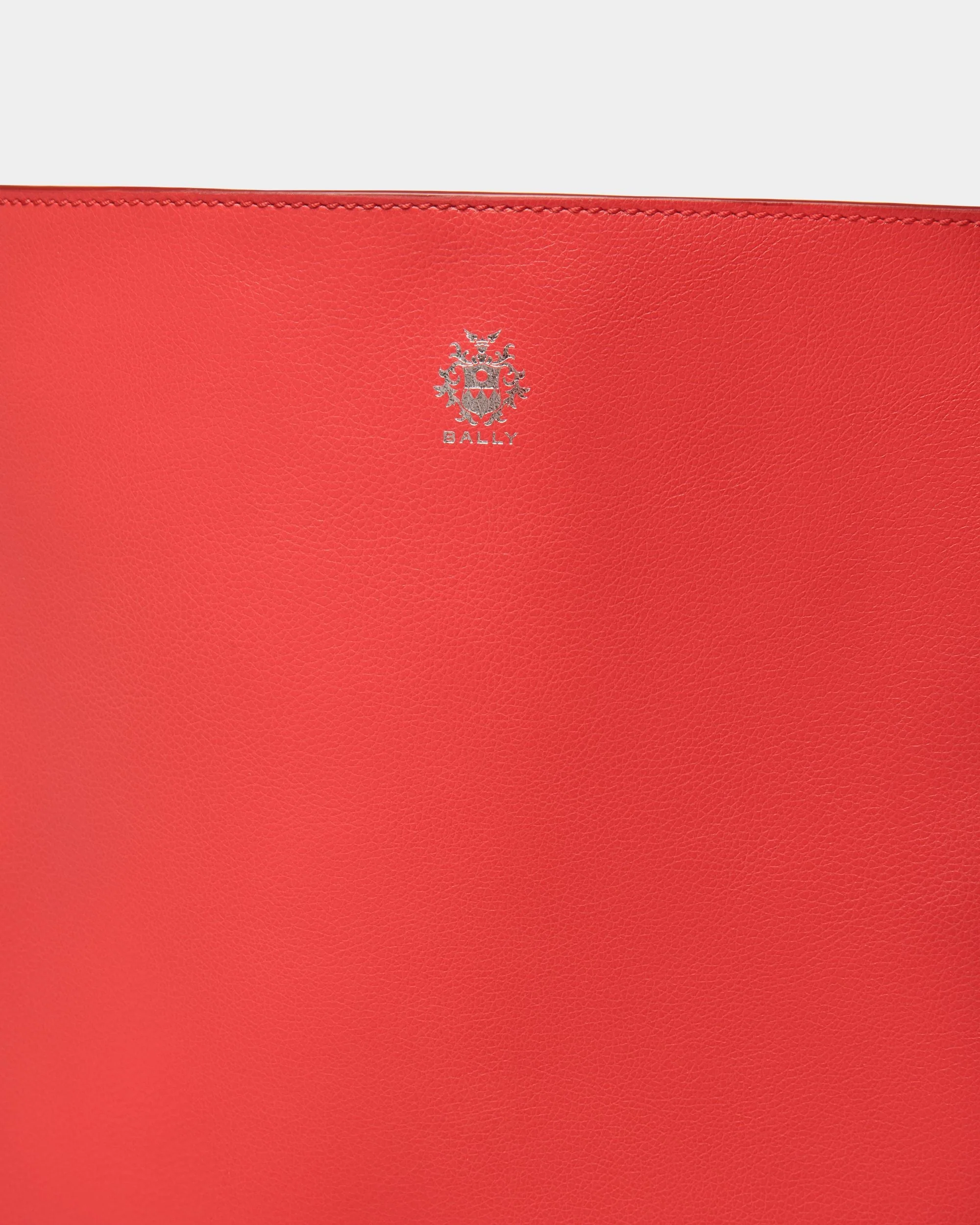 Beckett Tote in Red Leather - Image 5