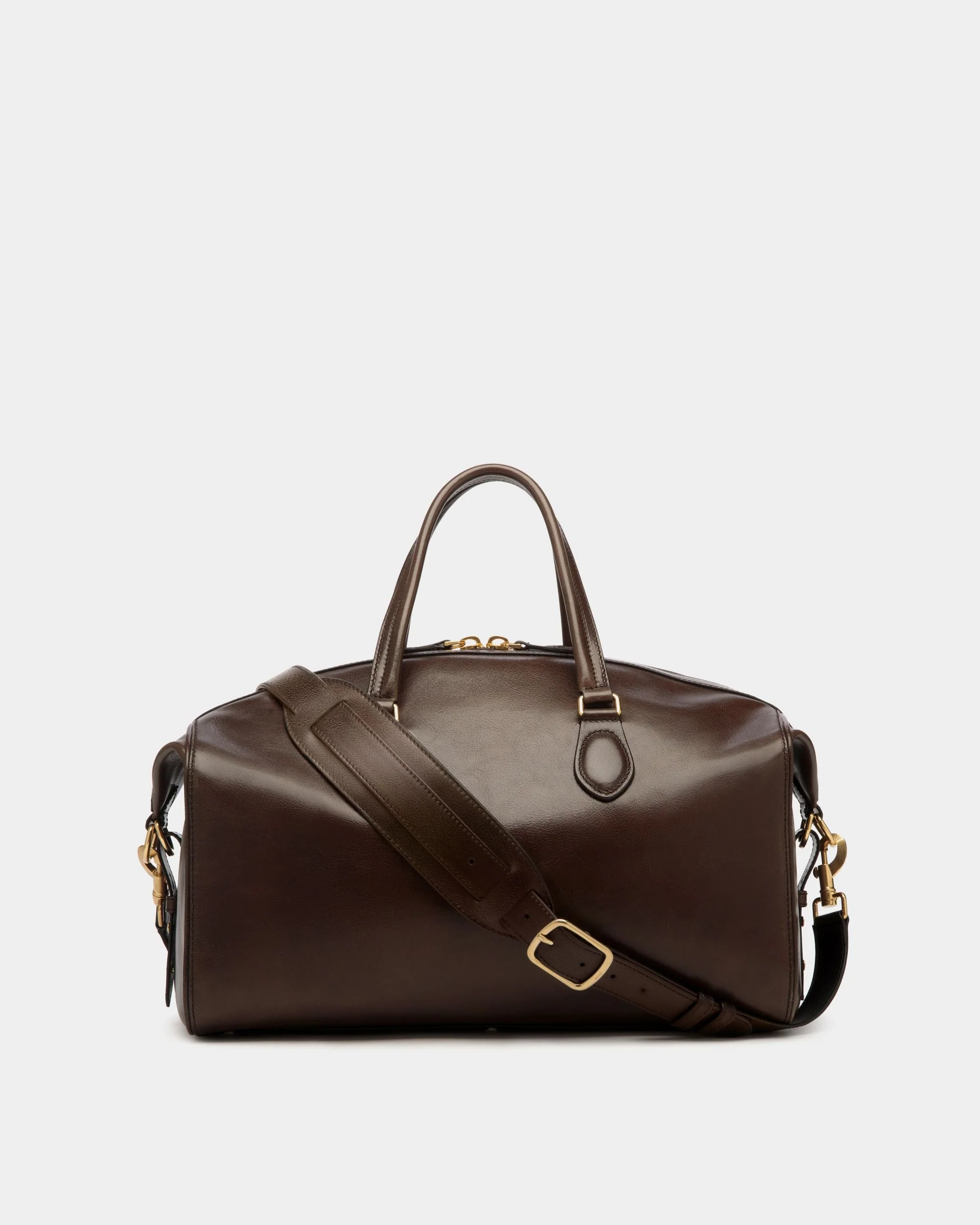 Beckett Weekender In Ebano Leather - Image 3