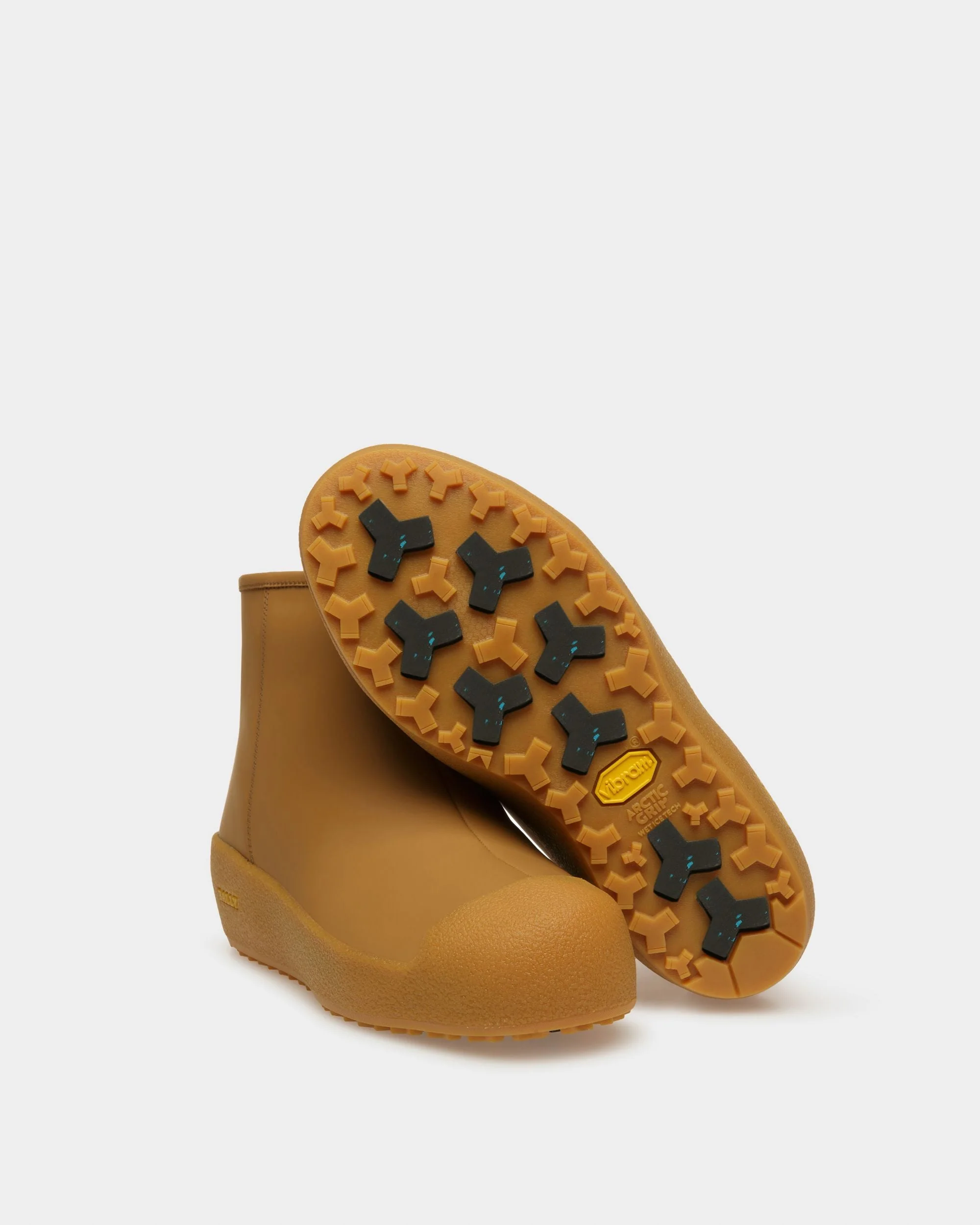 Bernina Leather Booties In Camel - Image 5