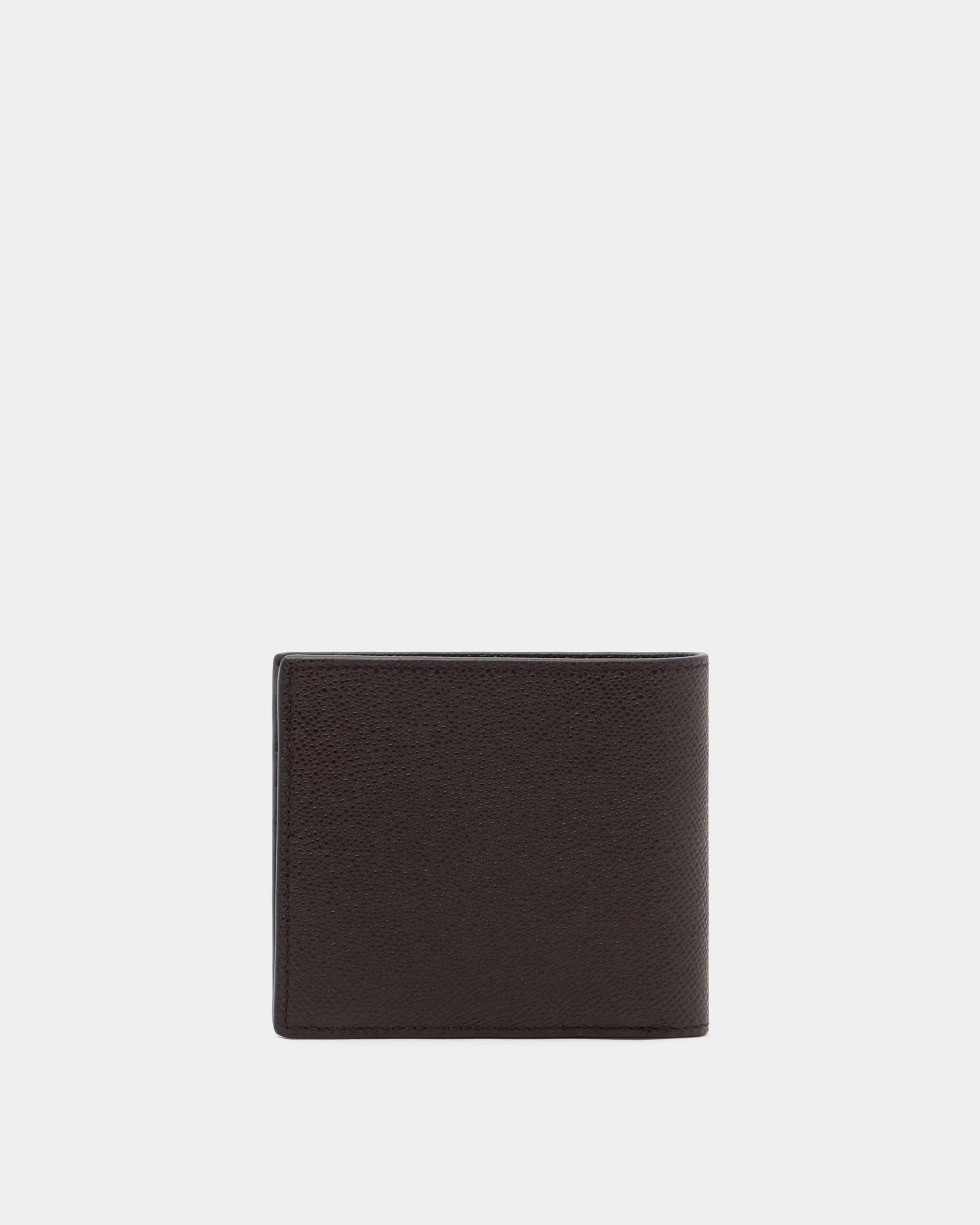 Bifold Wallet in Coffee Embossed Leather - Image 2