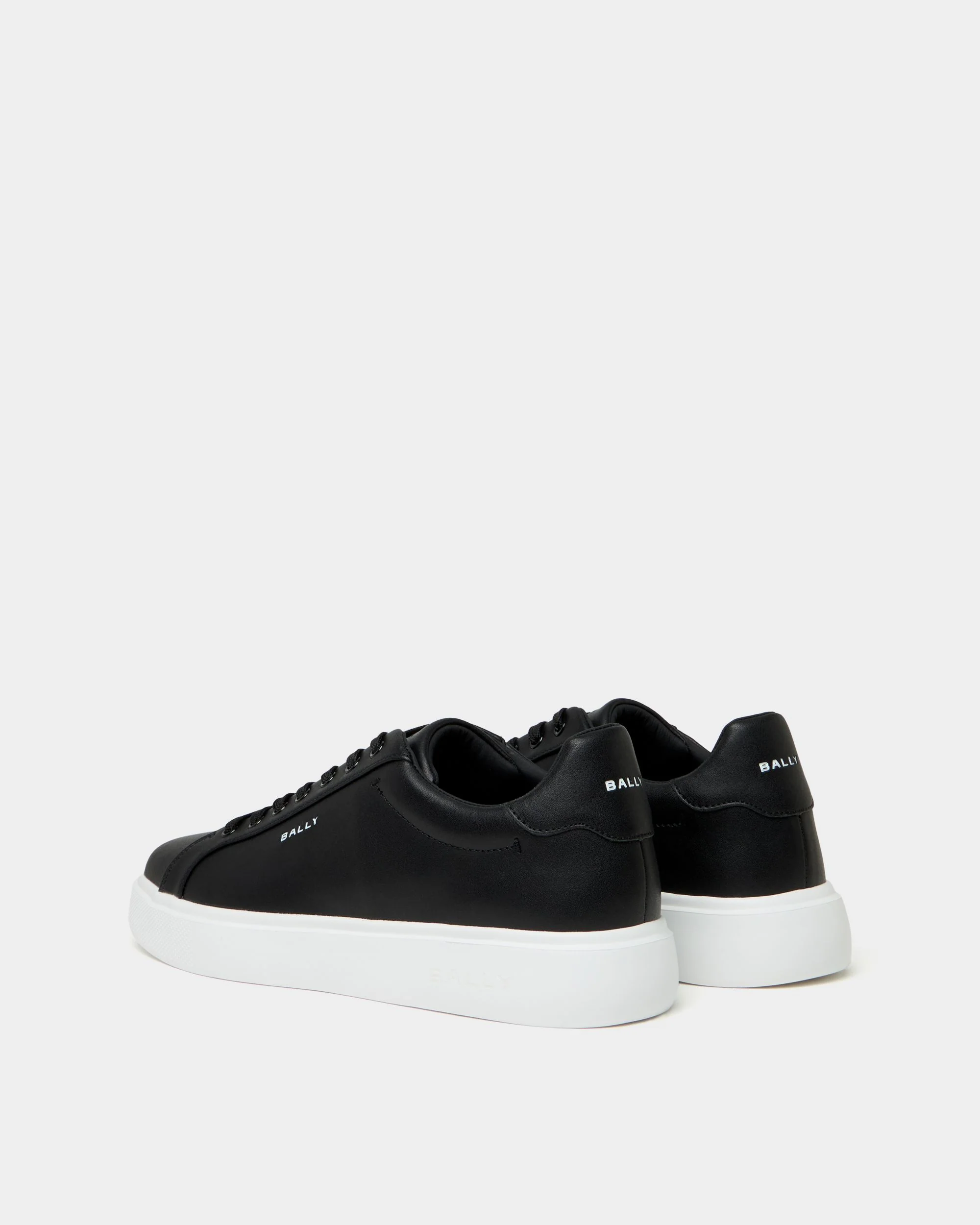 Blayze Sneaker In Black Leather - Image 3
