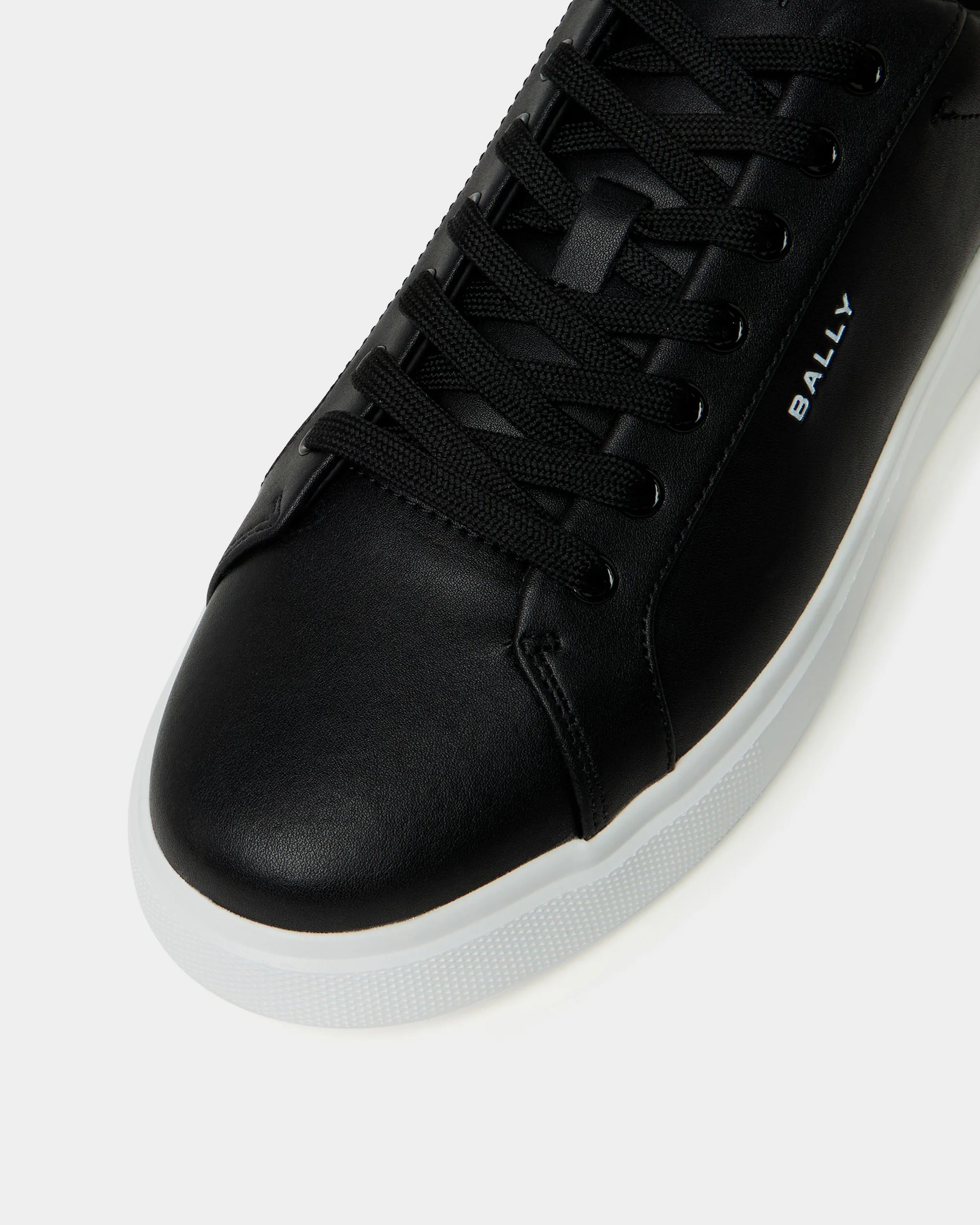 Blayze Sneaker In Black Leather - Image 5