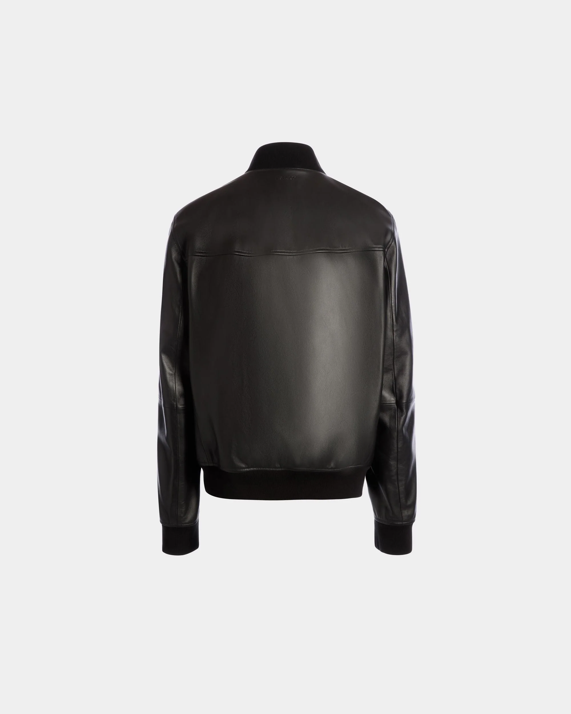Bomber In Black Leather - Image 3