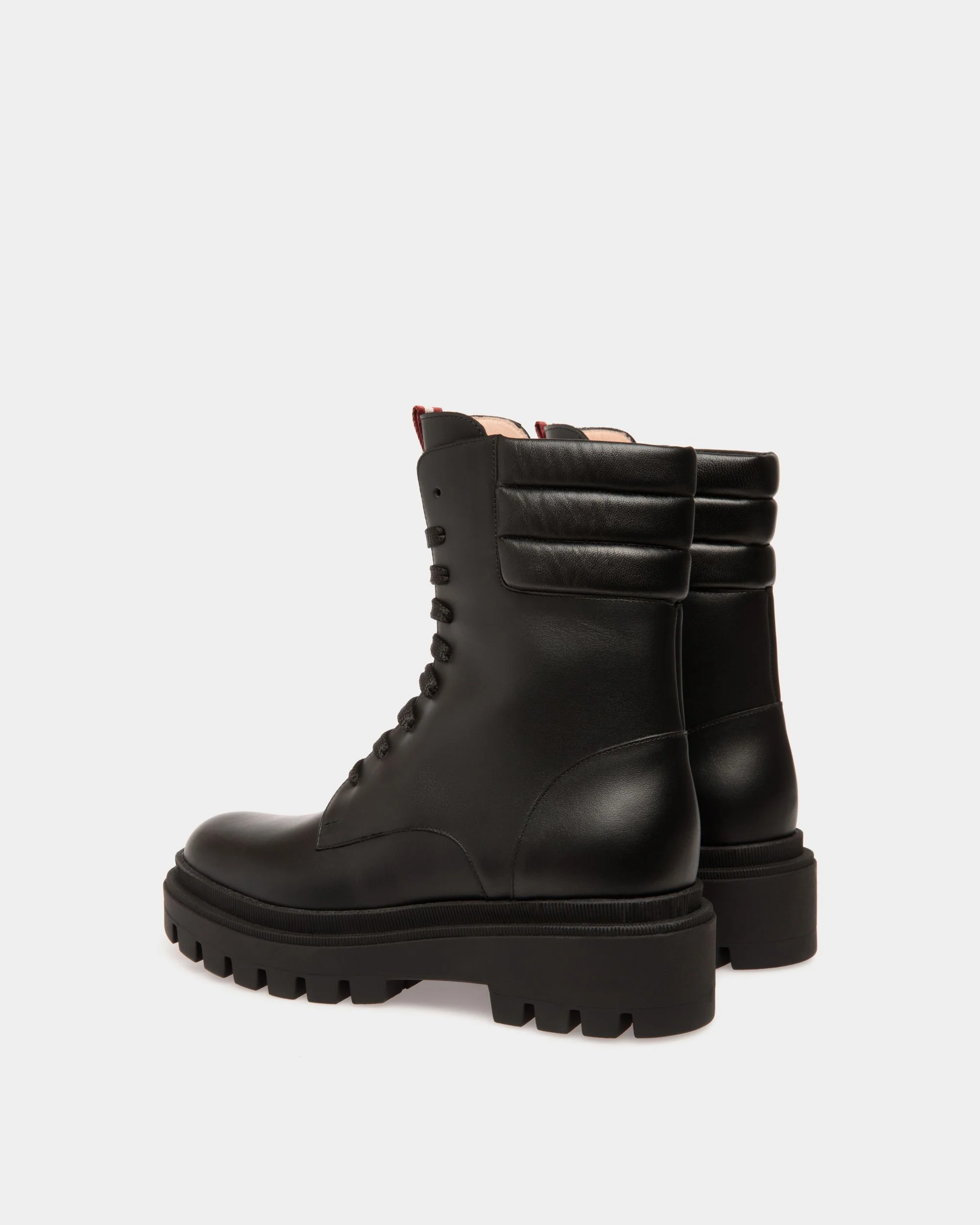 Bootie In Black Leather - Image 3