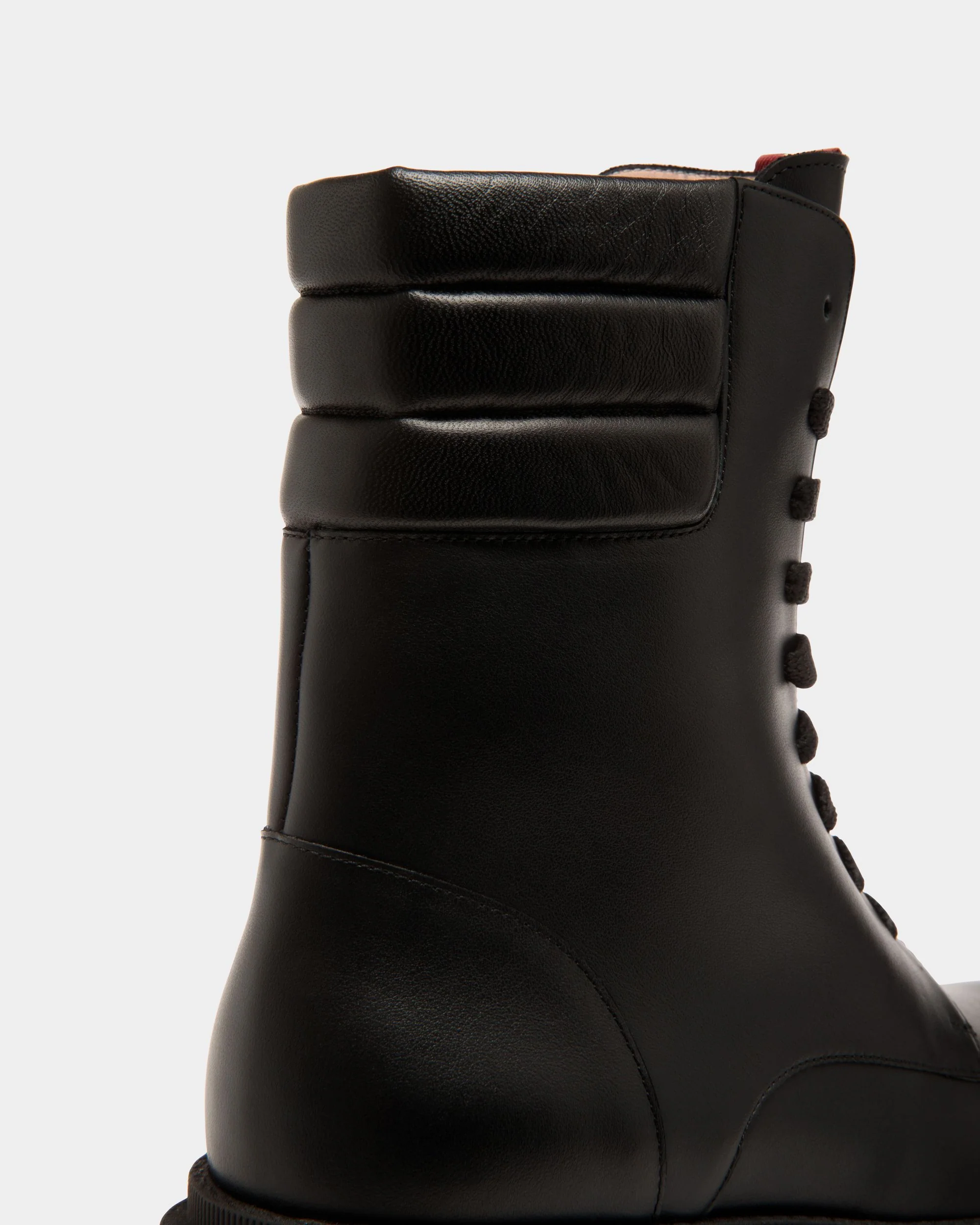 Bootie In Black Leather - Image 5