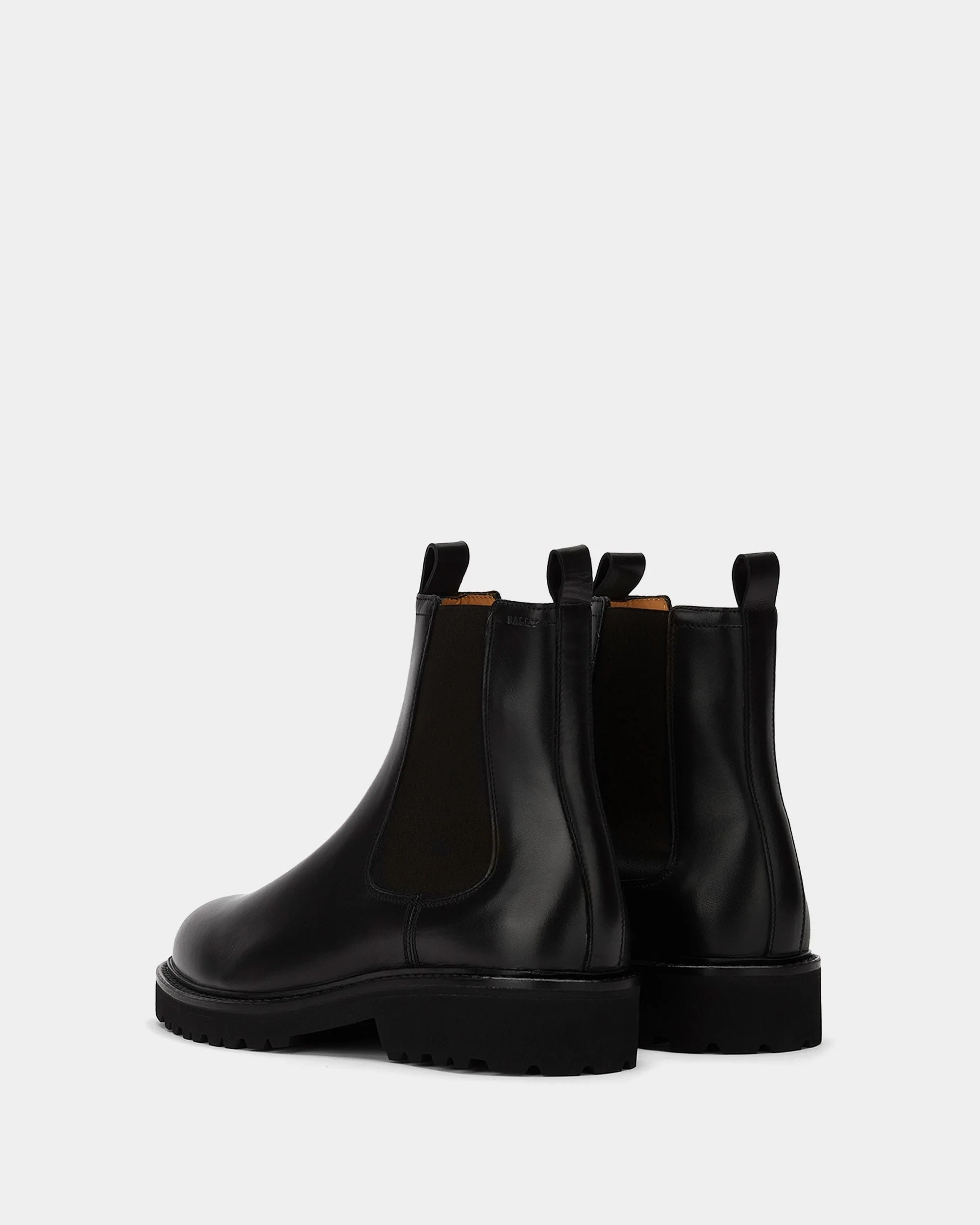 Bootie in Black Leather - Image 3