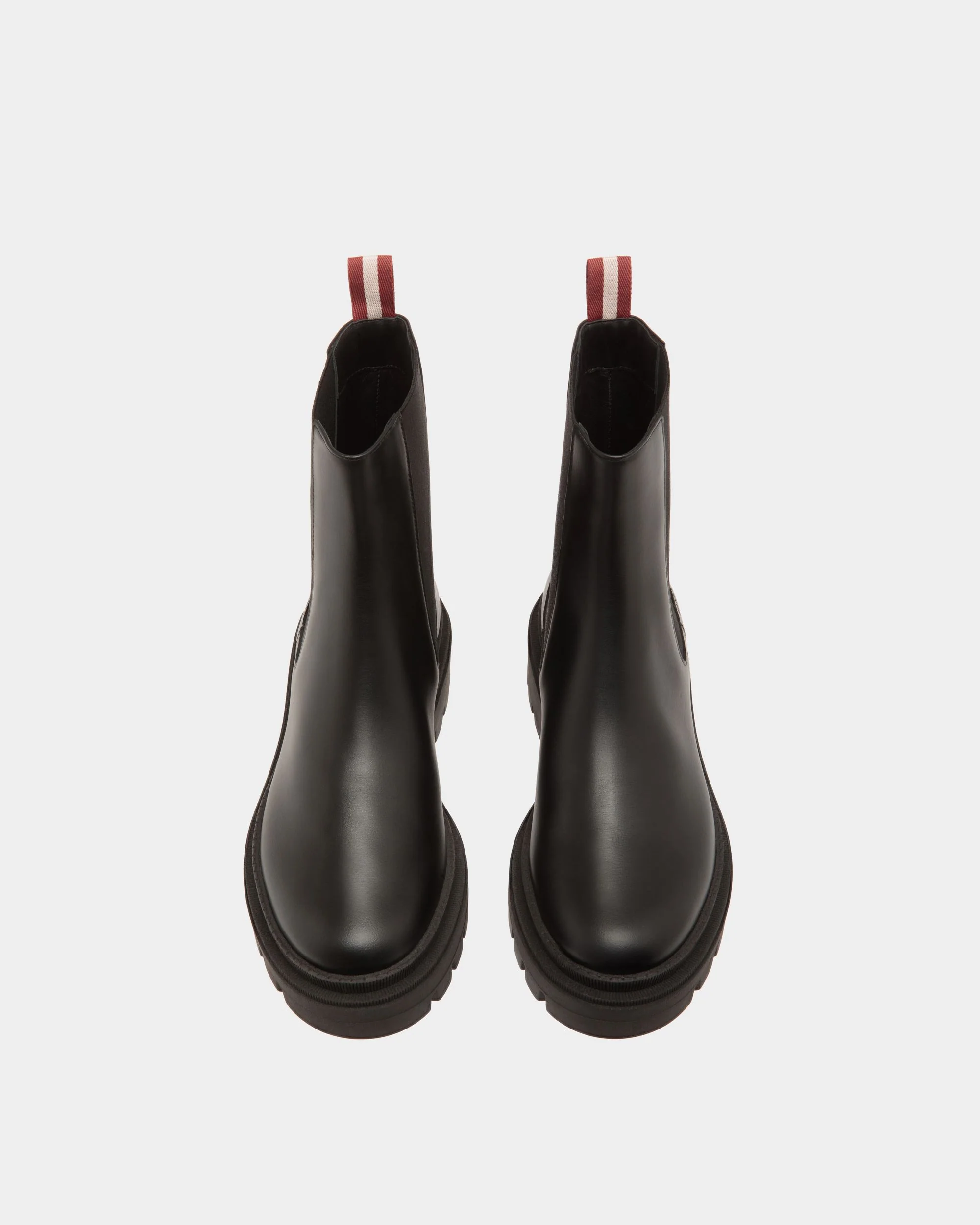 Bootie In Black Leather - Image 4