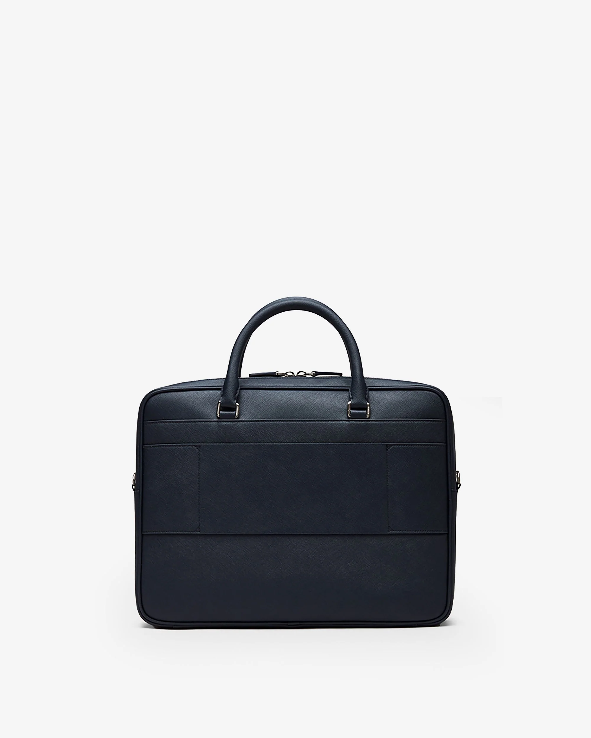 Briefcase in Blue Leather - Image 2