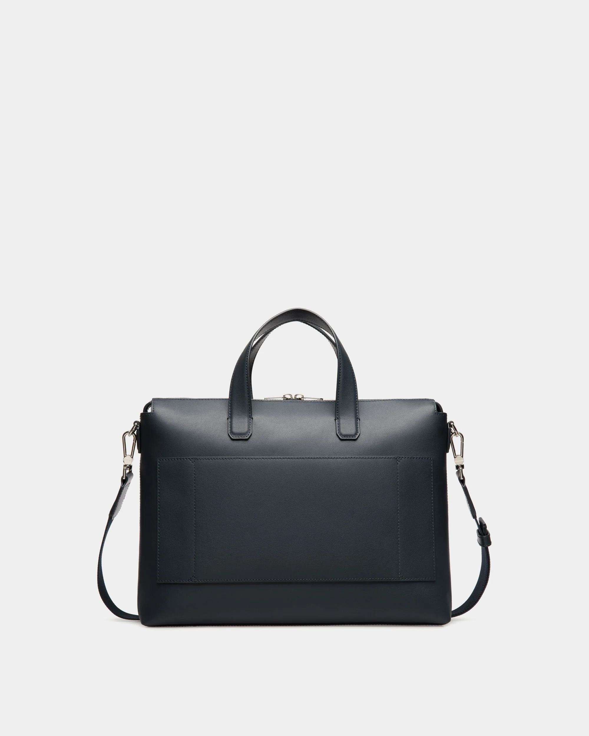 Briefcase in Blue Leather - Image 2