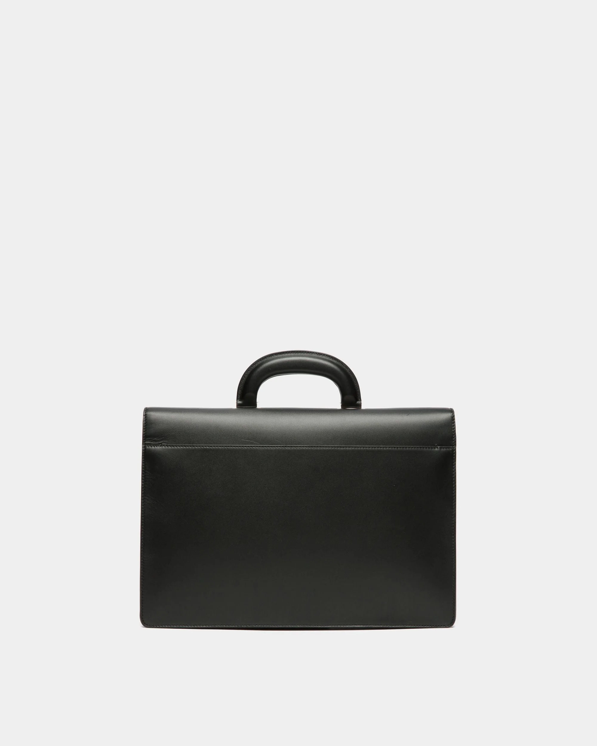 Busy Bally Briefcase in Black Leather - Image 2