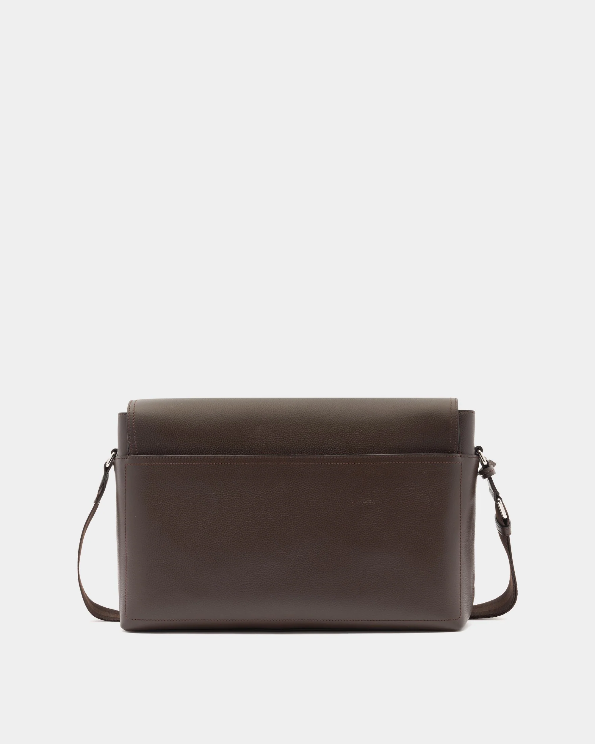 Capitol Crossbody Bag in Ebano Grained Leather - Image 3