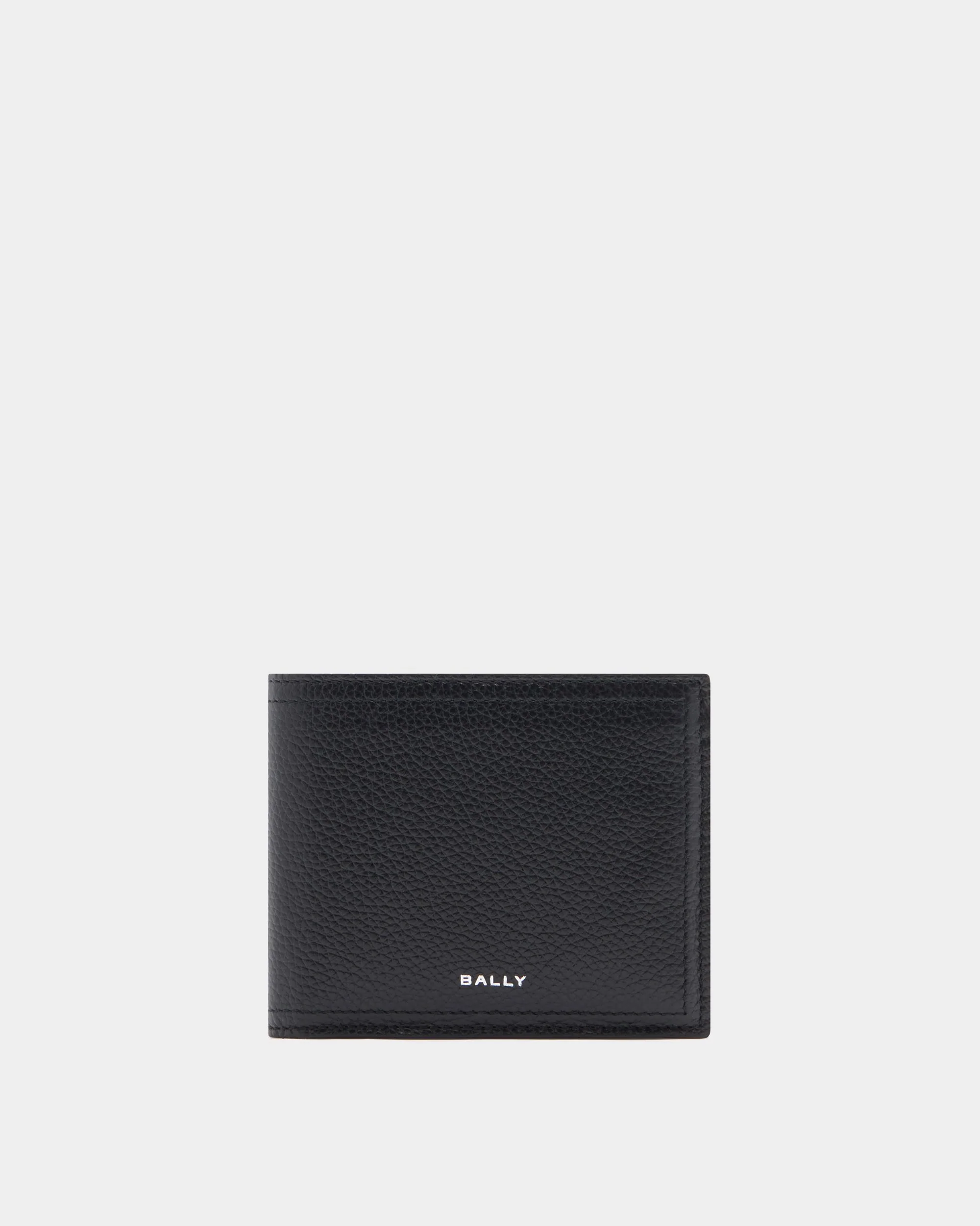 Capitol Wallet in Black Grained Leather