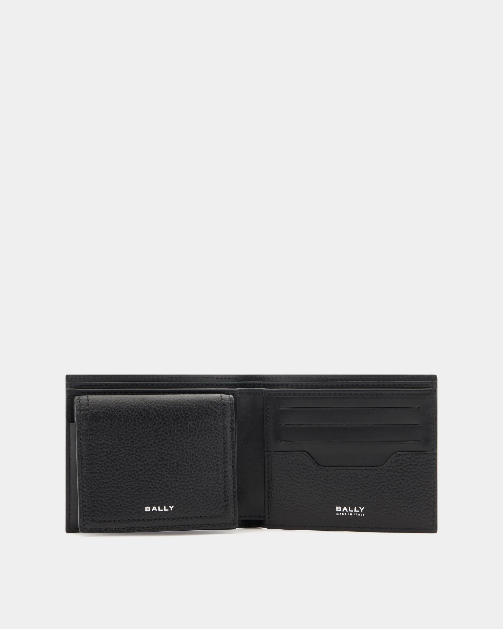 Capitol Wallet in Black Grained Leather - Image 3
