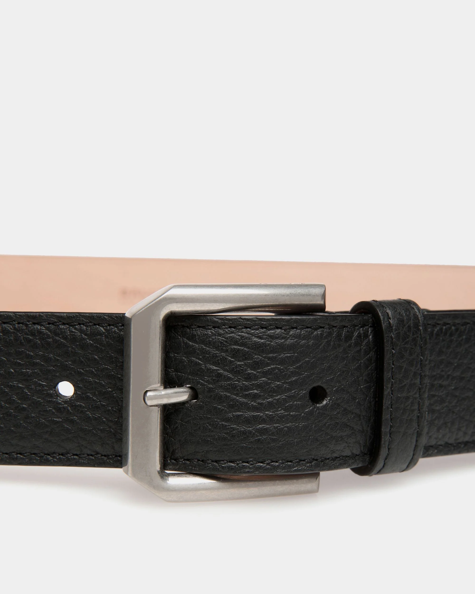Carl 30mm Belt In Black Leather - Image 3