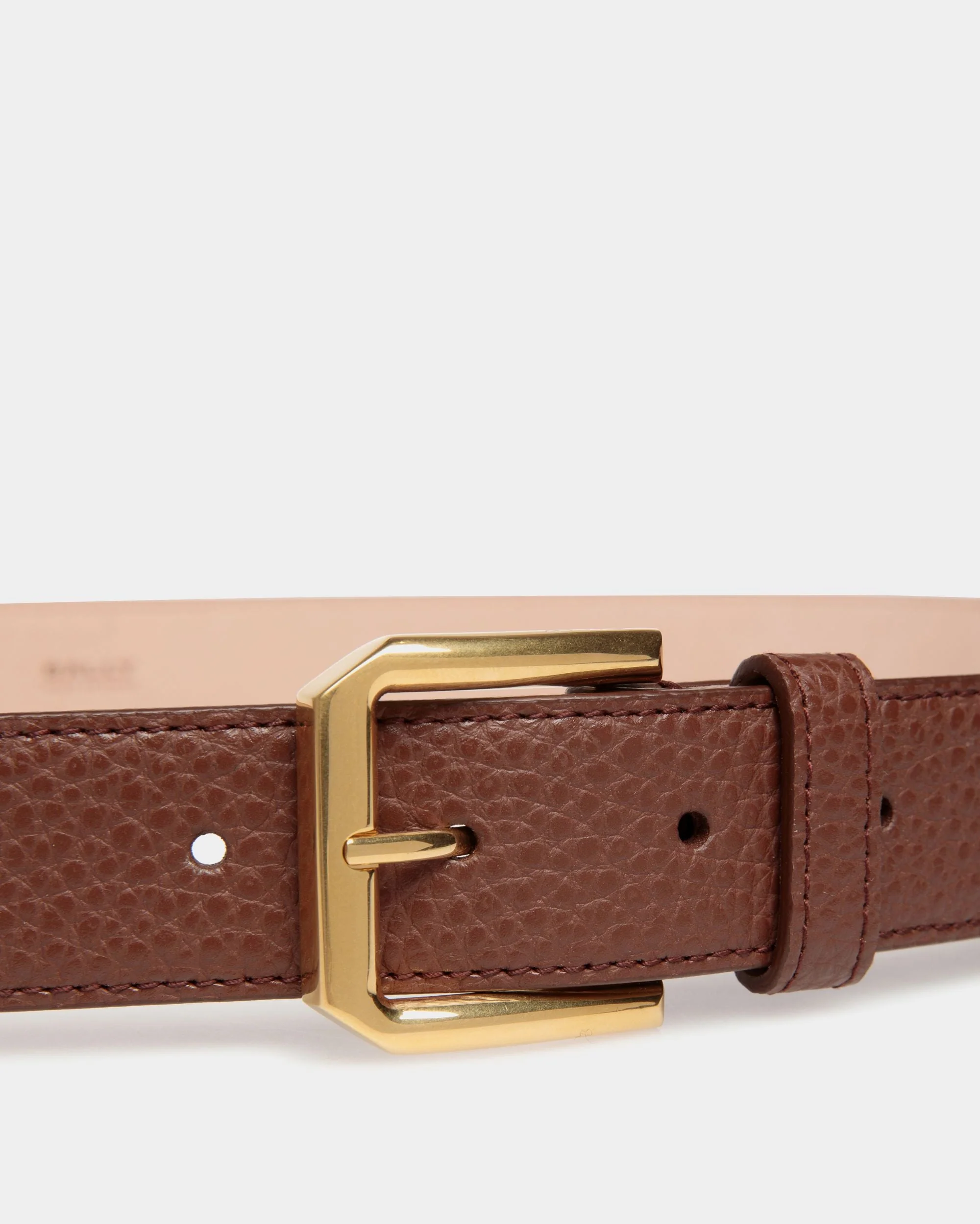 Carl 30mm Belt in Brown Leather - Image 3