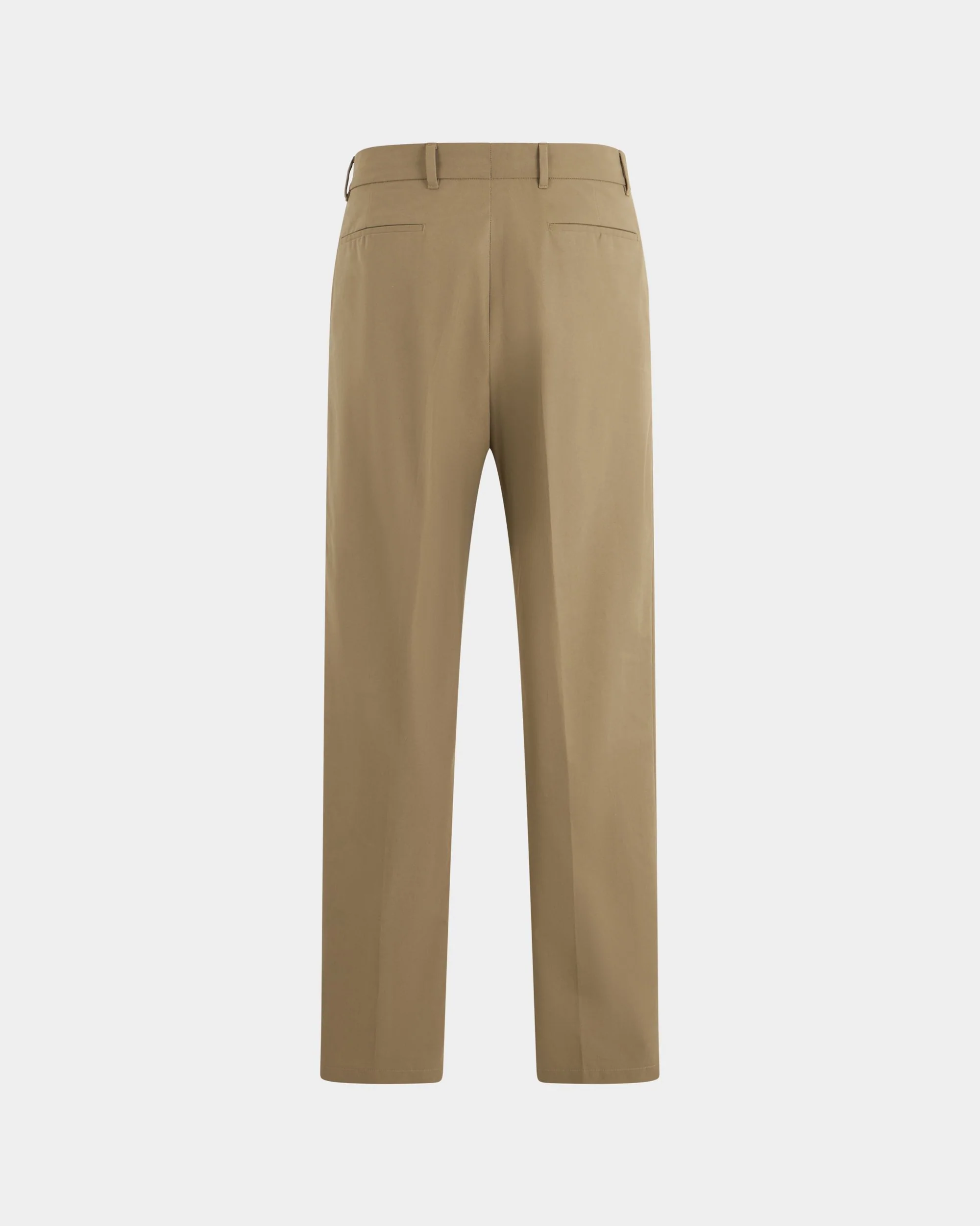 Chino Trousers in Light Beige Cotton - Image 4
