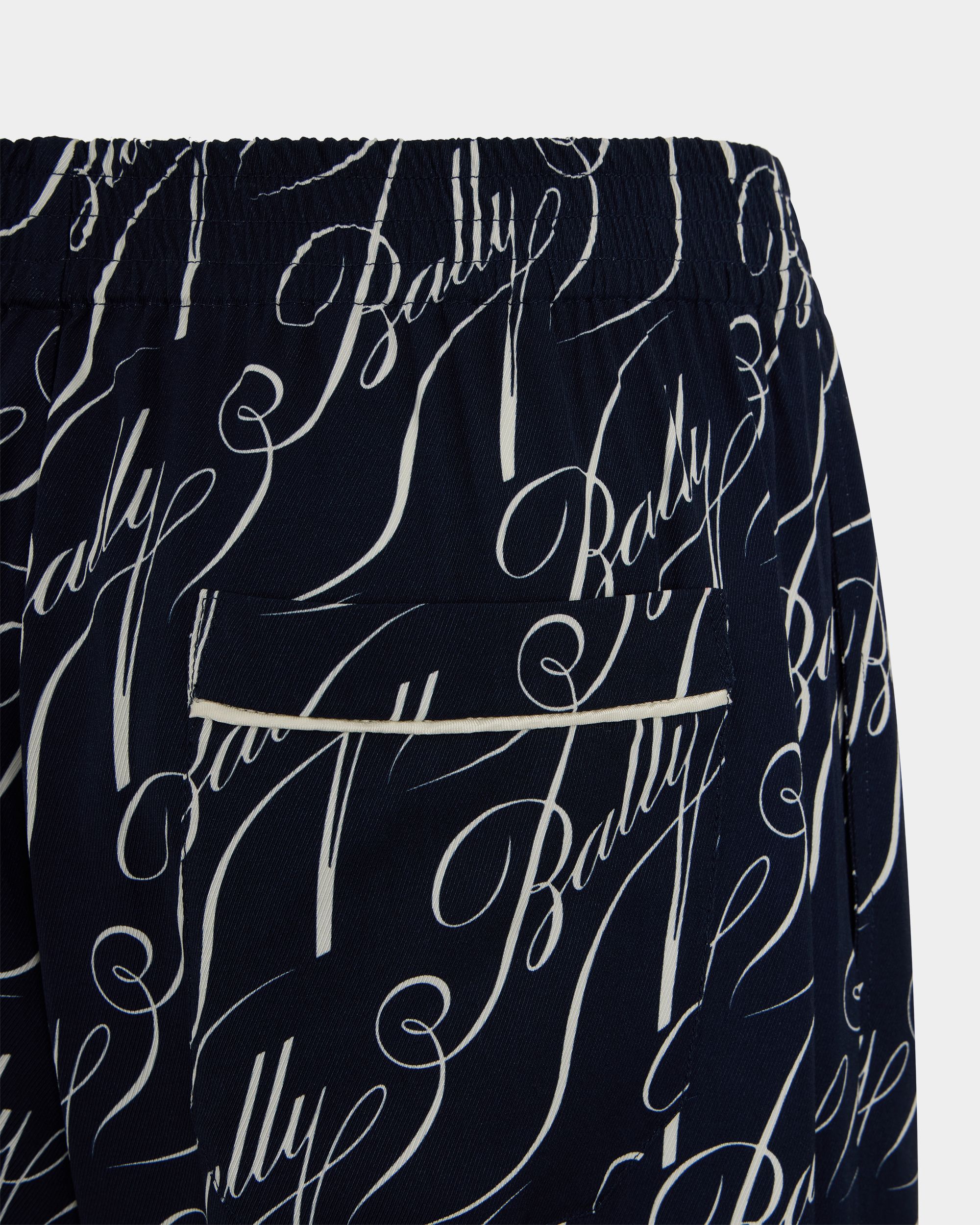 Christmas Capsule Pants in Navy Blue Twill - Image 4