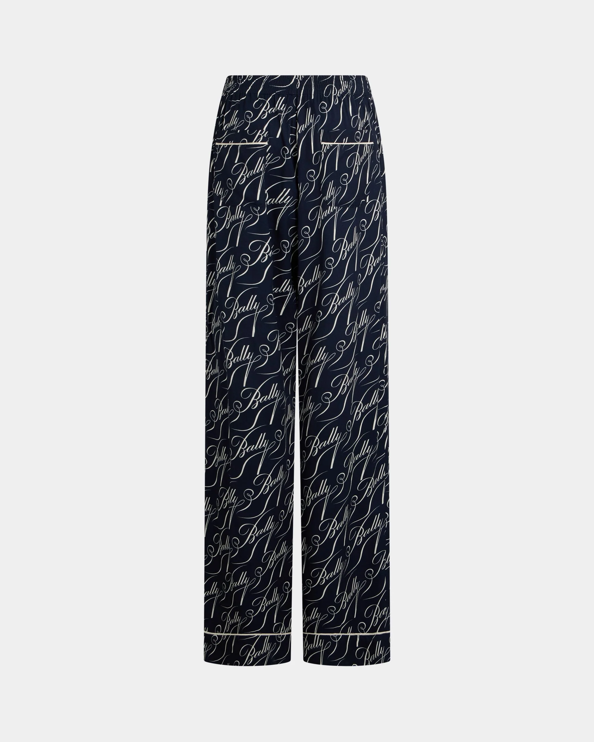 Christmas Capsule Pants in Navy Blue Twill - Image 7