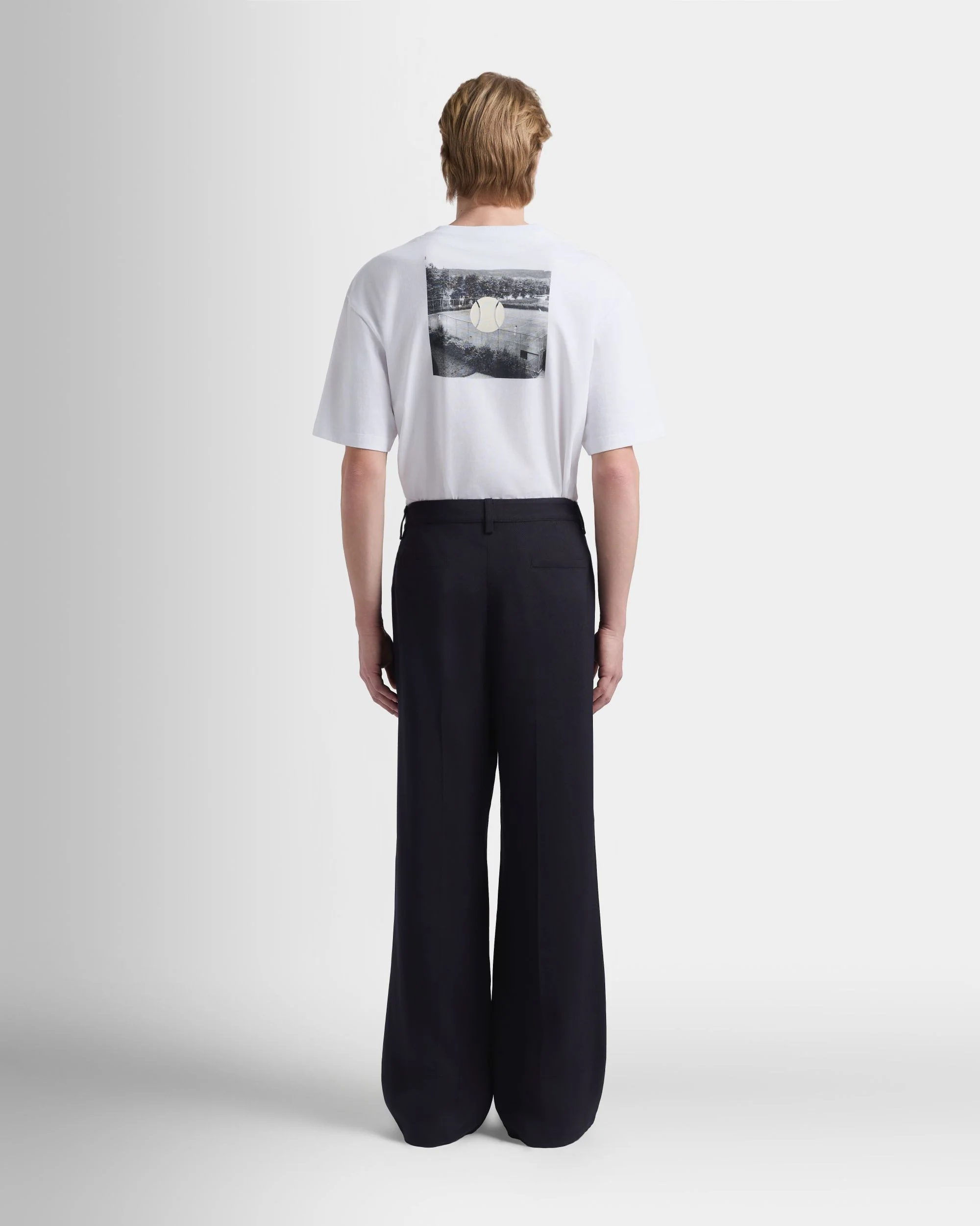 Christmas Capsule Pants in Navy Blue Twill - Image 6