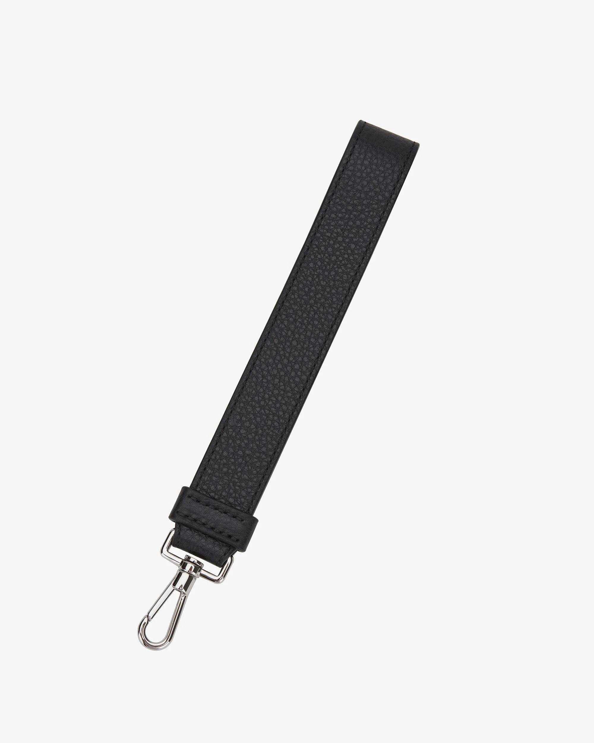 City Pouch in Black Grained Leather - Image 5