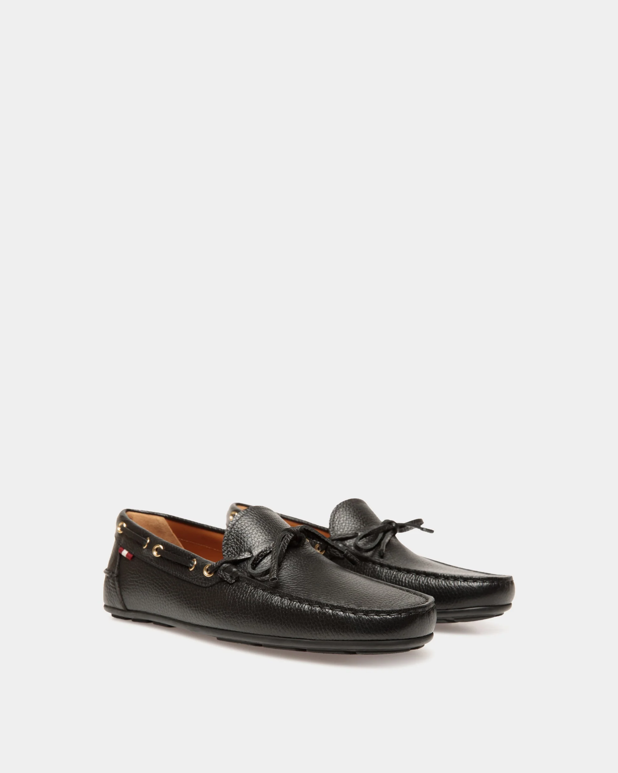 Clay Driver in Black Grained Leather - Image 3