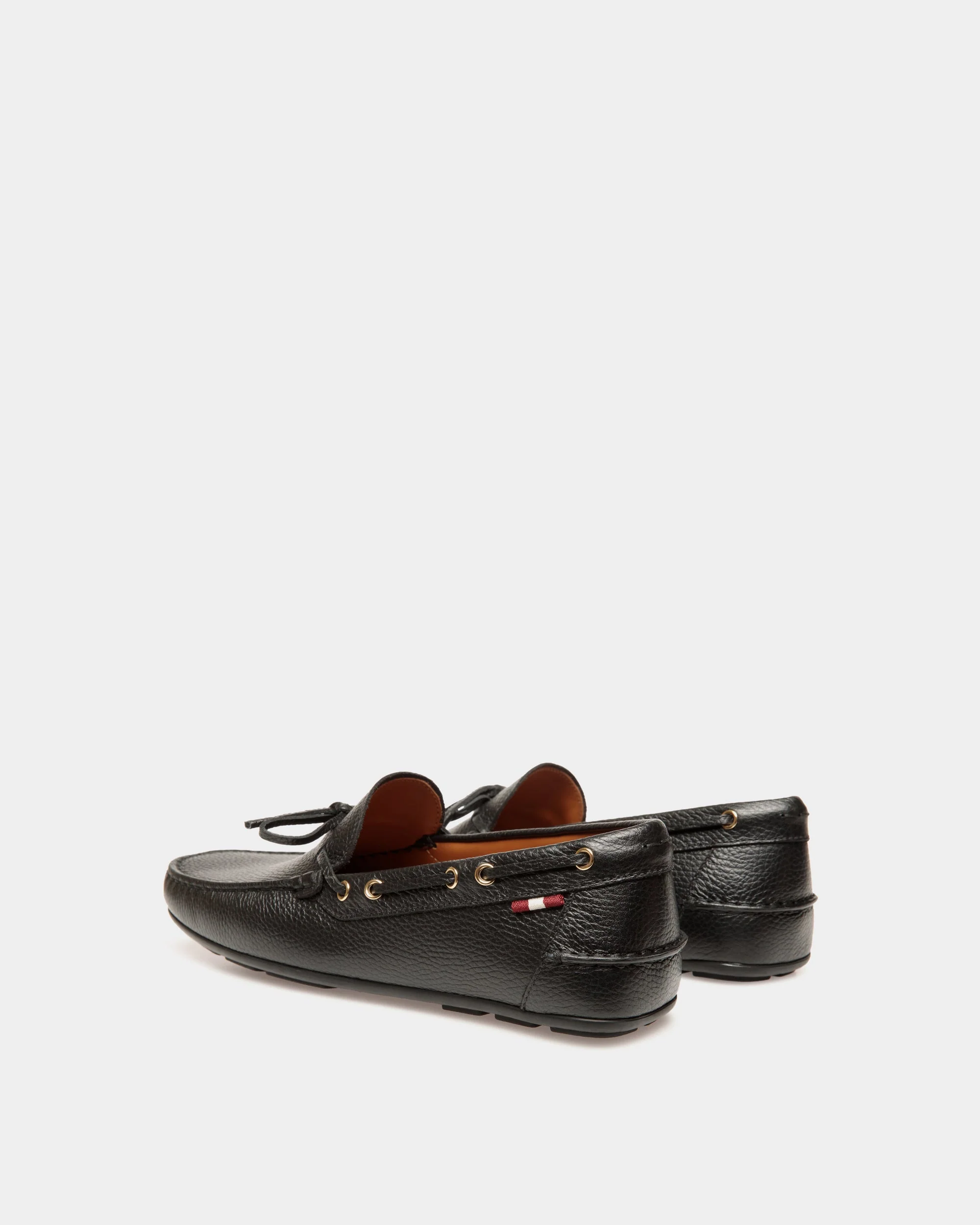 Clay Driver in Black Grained Leather - Image 4