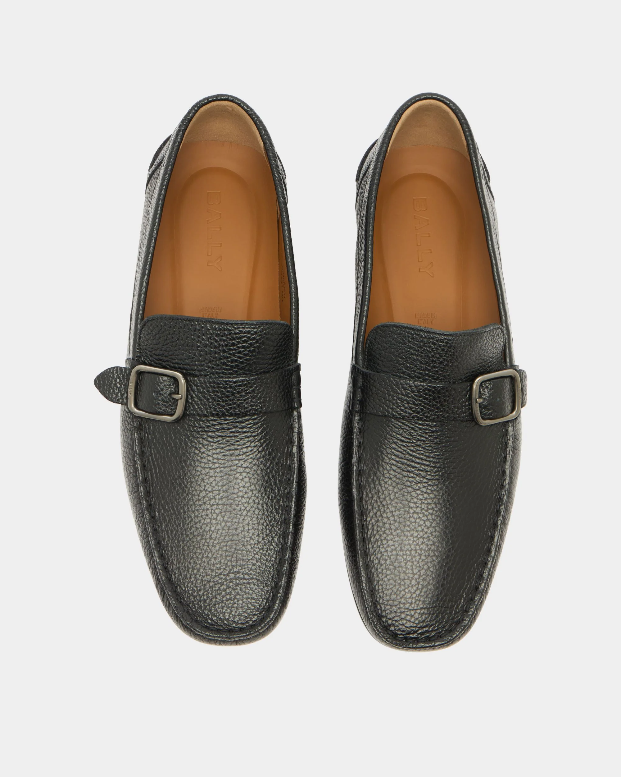 Clay Driver in Black Grained Leather - Image 5