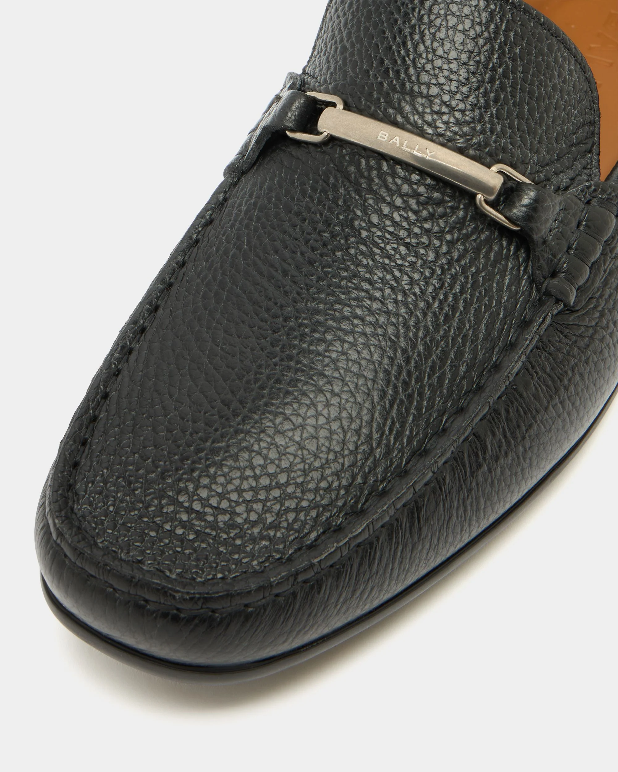 Clay Driver in Black Grained Leather - Image 6