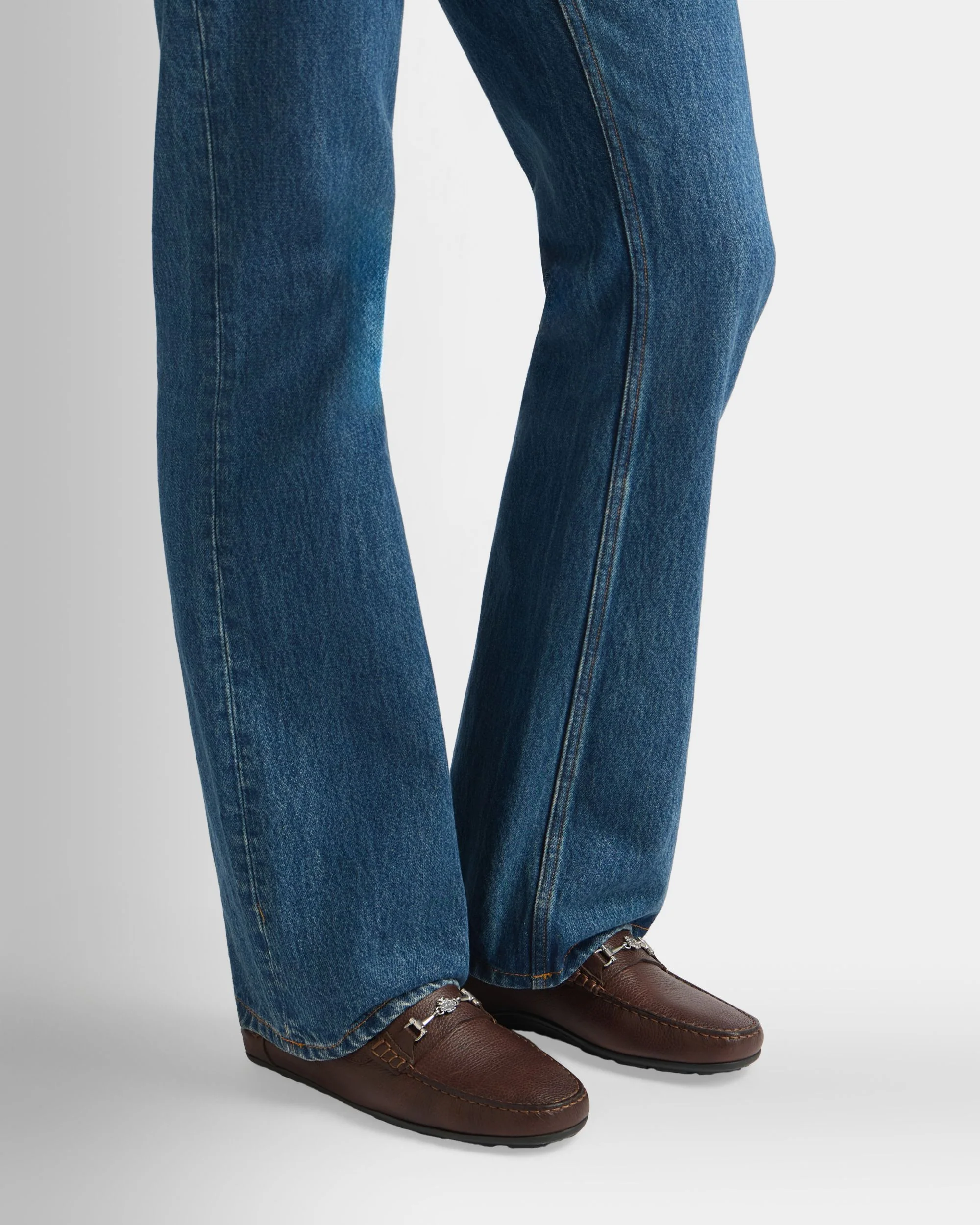 Clay Driver in Brown Grained Leather - Image 2