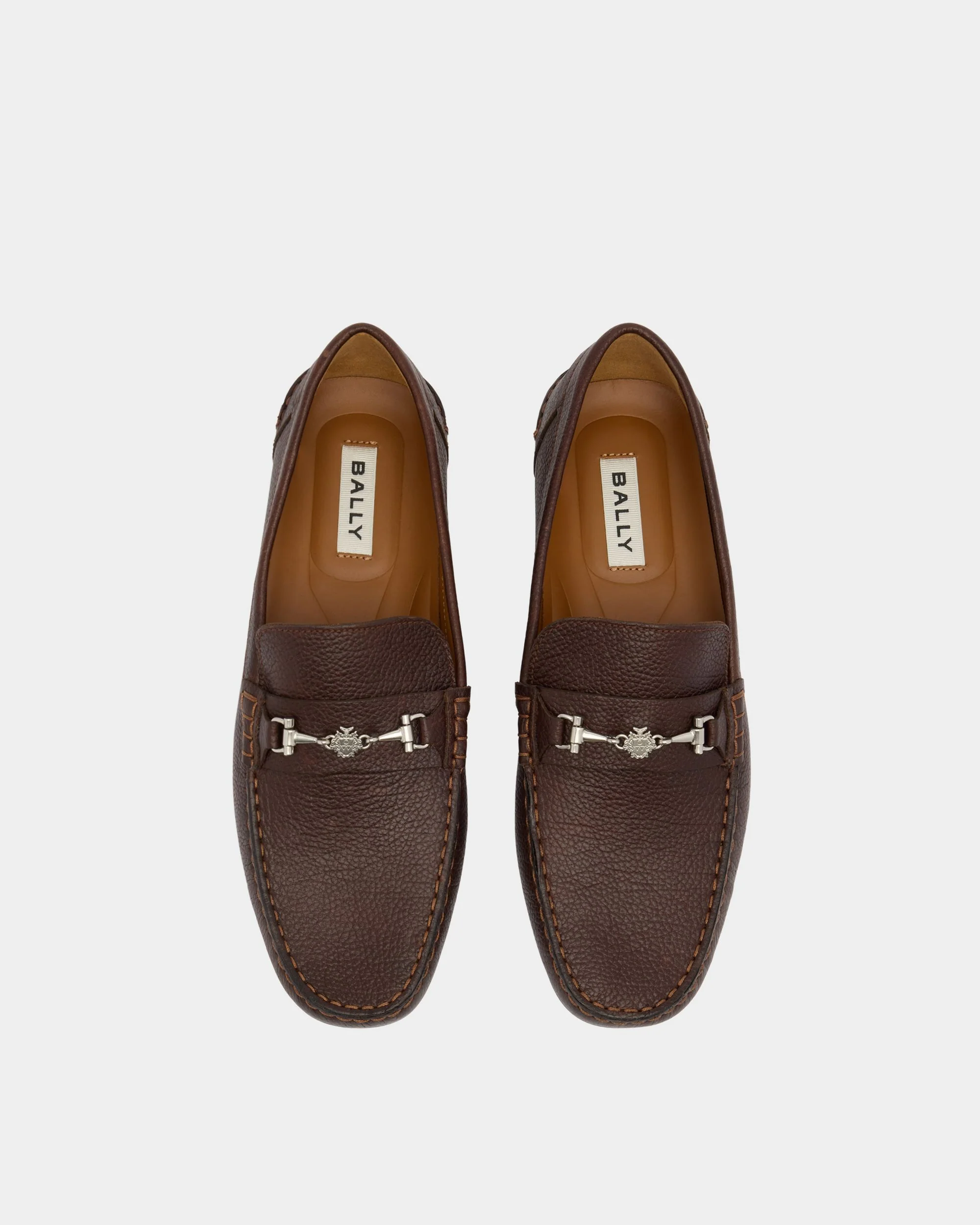 Clay Driver in Brown Grained Leather - Image 5