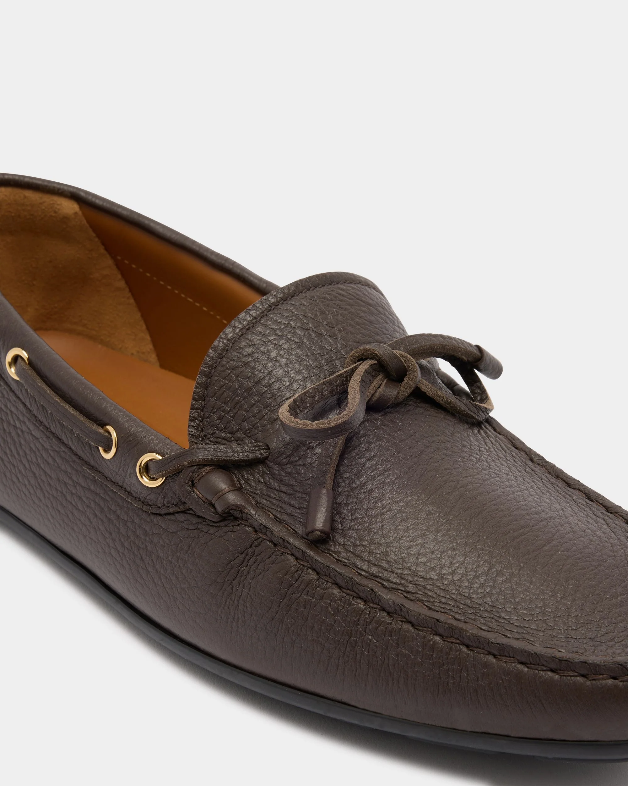 Clay Driver in Ebano Grained Leather - Image 6