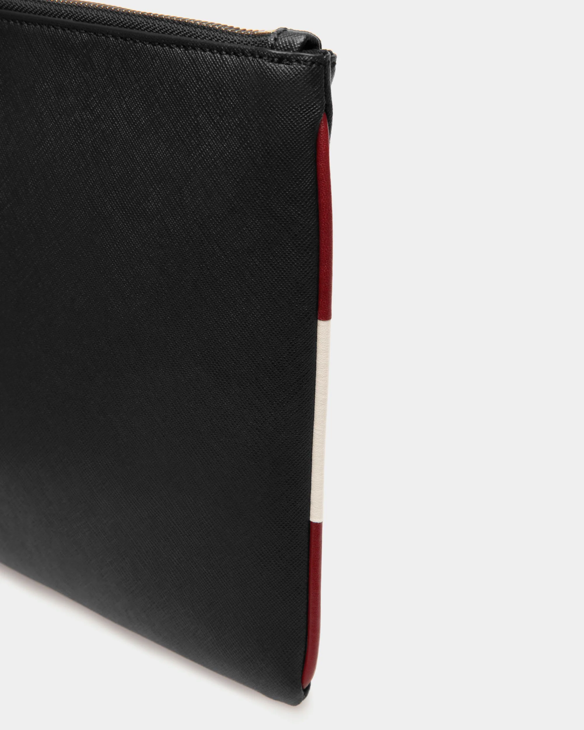 Clutch In Black Grained Leather - Image 4