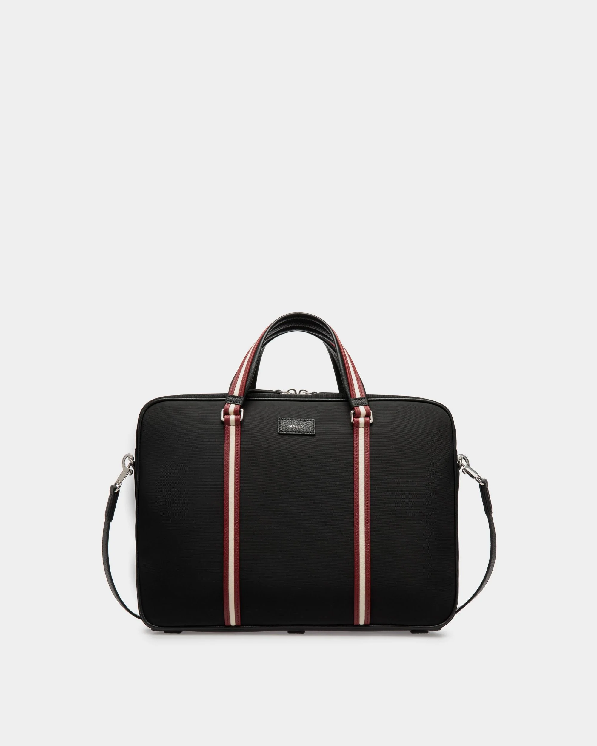 Code Briefcase In Black Nylon