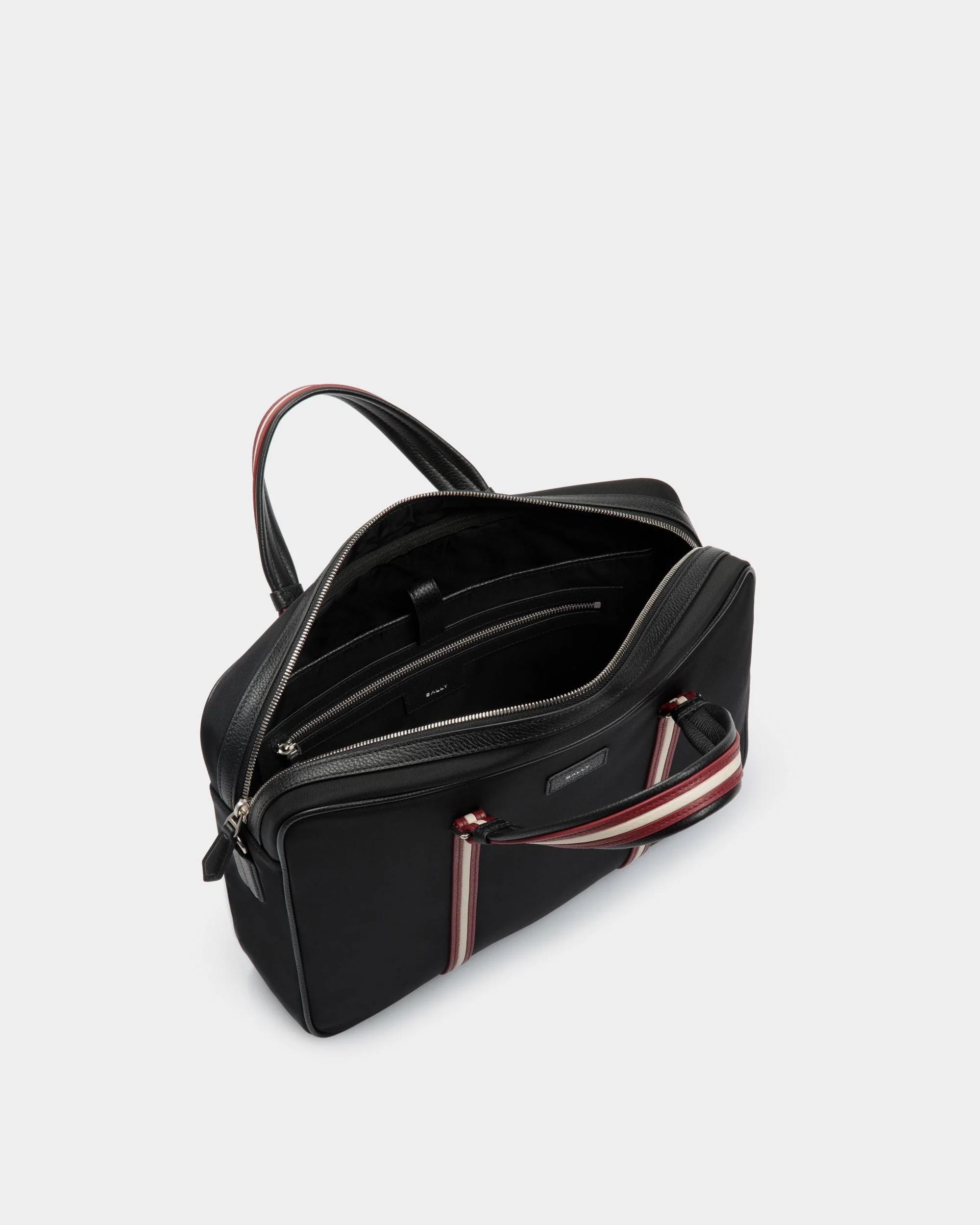 Code Briefcase In Black Nylon - Image 4